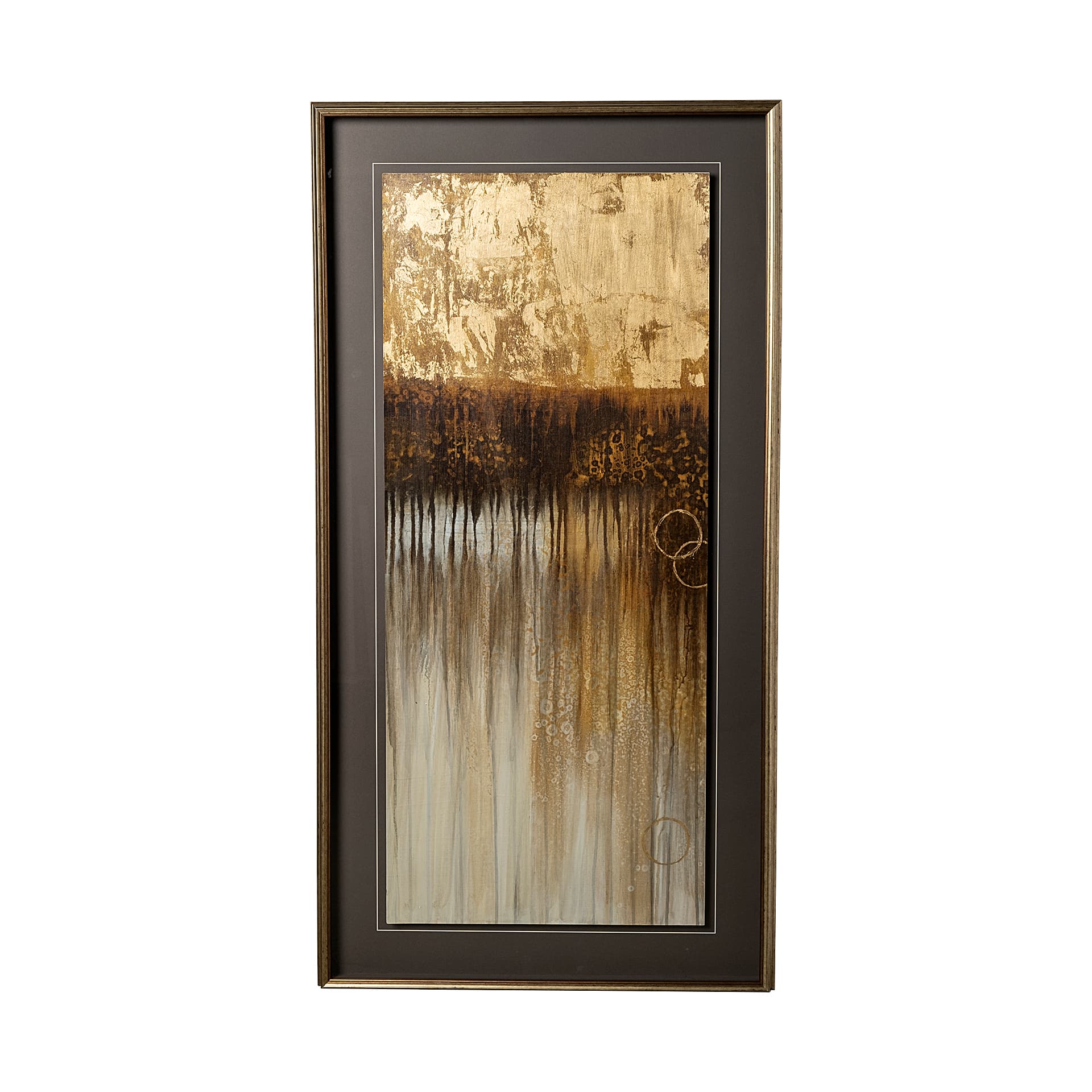 Classic cool 1 by Liz Jardine a Hand Embellished Textured Framed Art Print Matted under Glass — product photograph