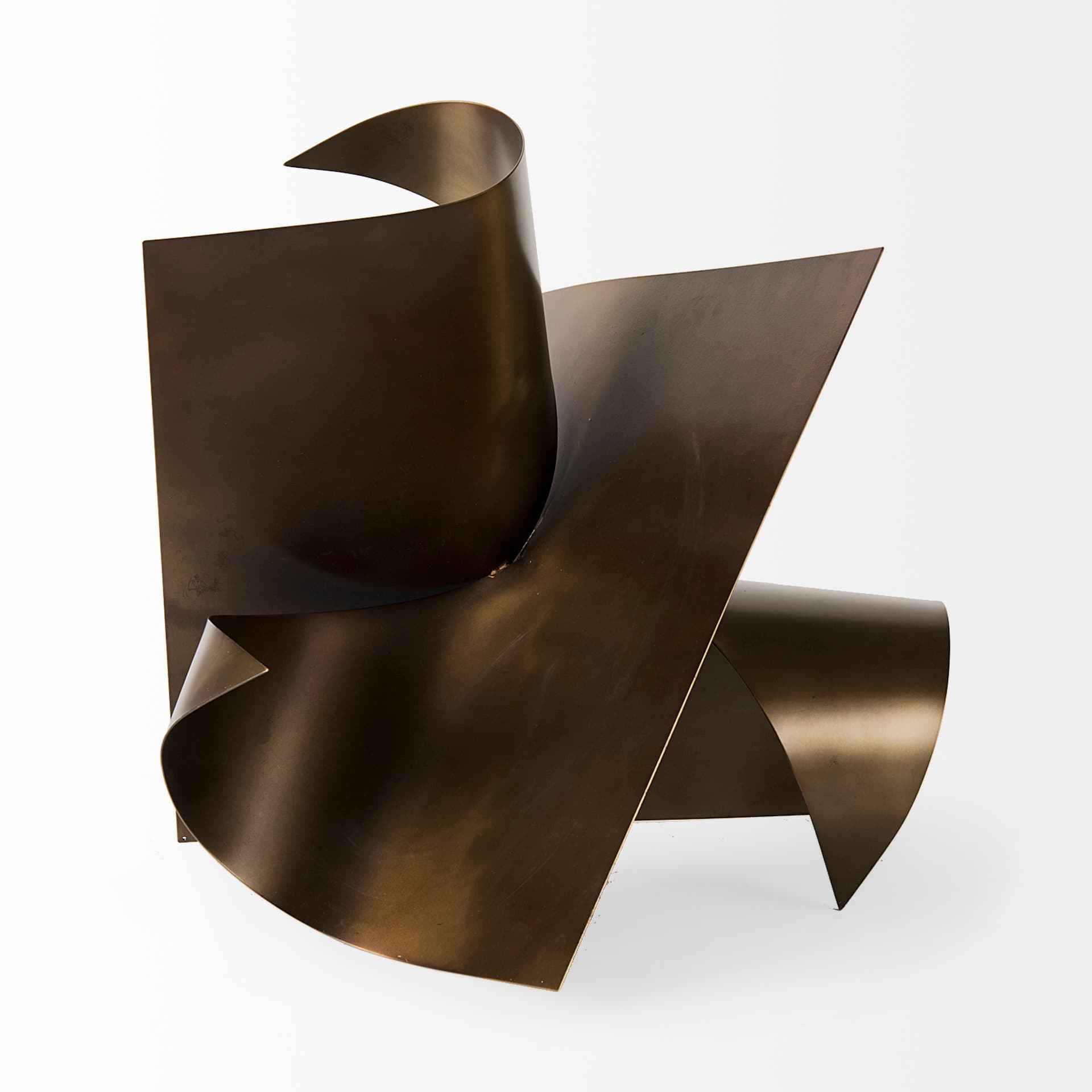 Francesca 18.1L x 18.1W x 18.1H Antique Gold Metal Sculptural Decorative Object — product photograph