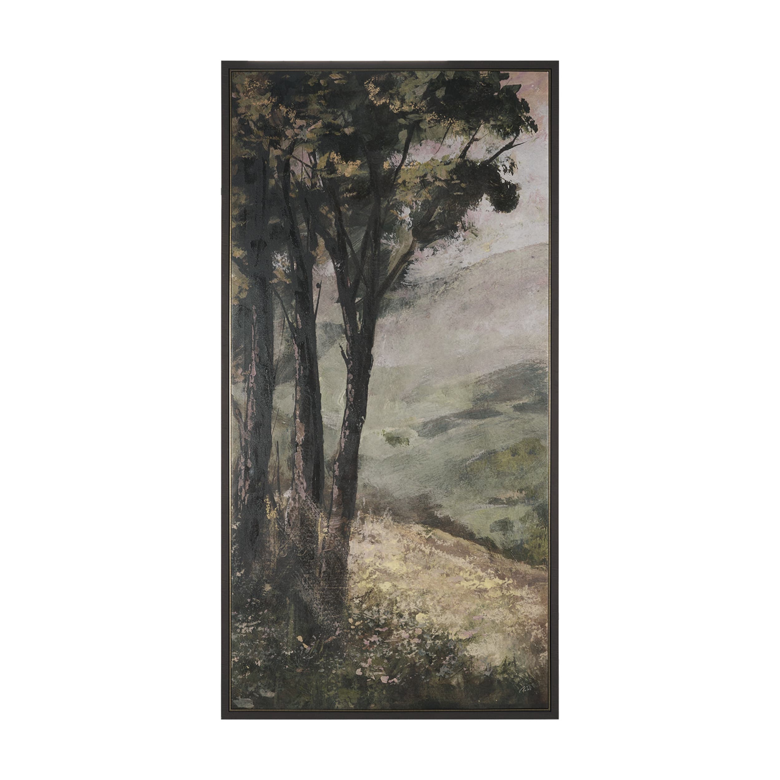 Silent Forest IV by Mercana Studio Hand-Embellished Textured Framed Canvas Artwork — product photograph