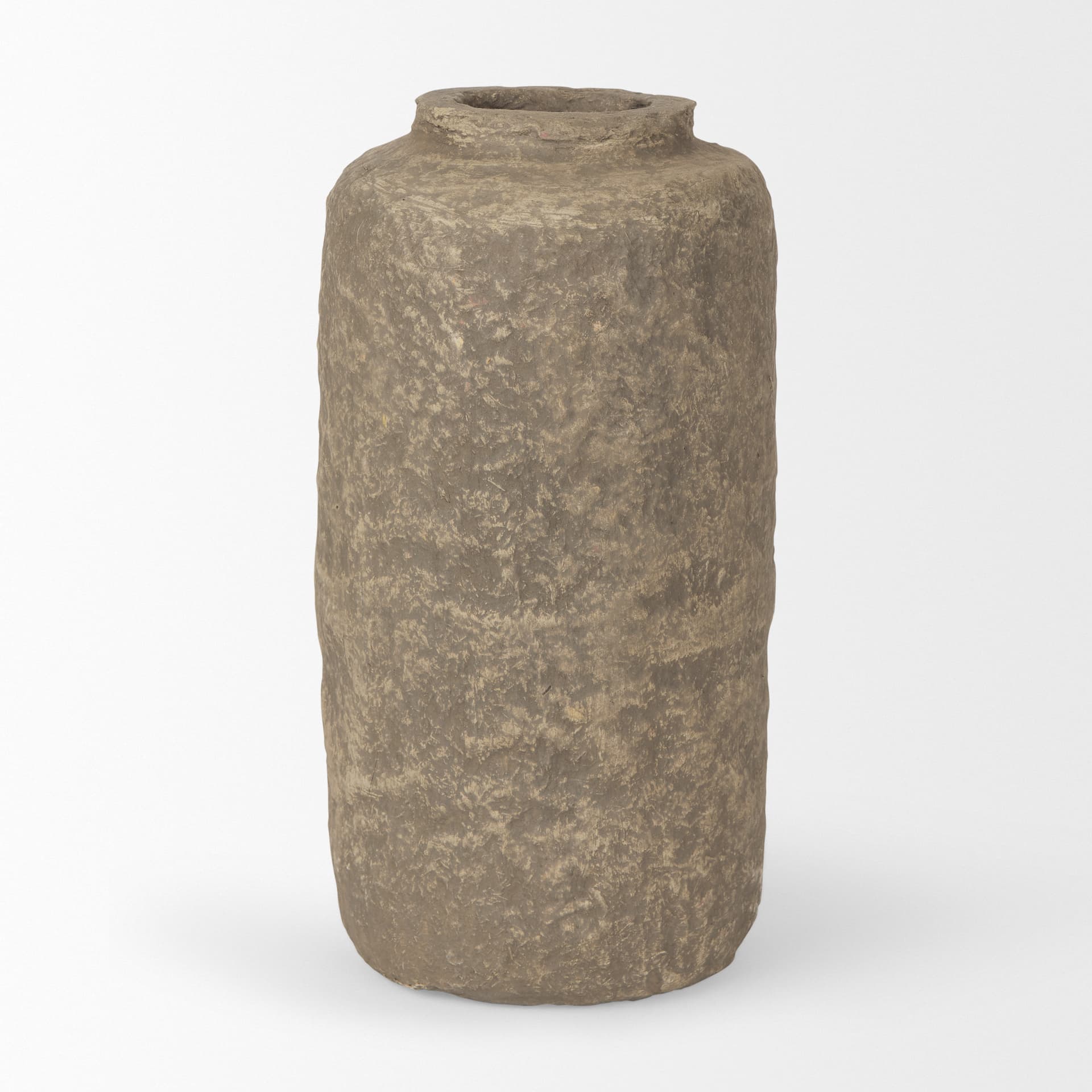 Bala Small Gray Paper Mache Vase — product photograph