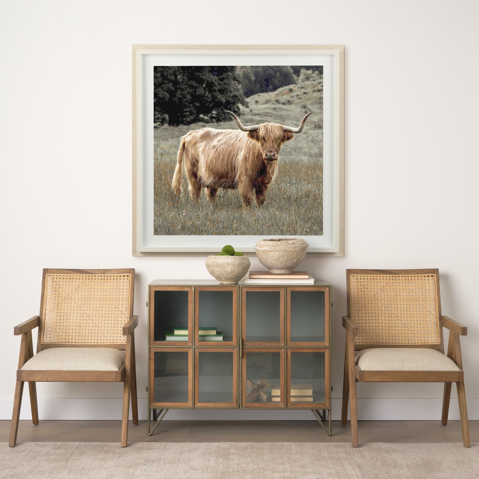 Humphry by Assaf Frank a Framed Photo Art Print Matted under Glass — in a styled room