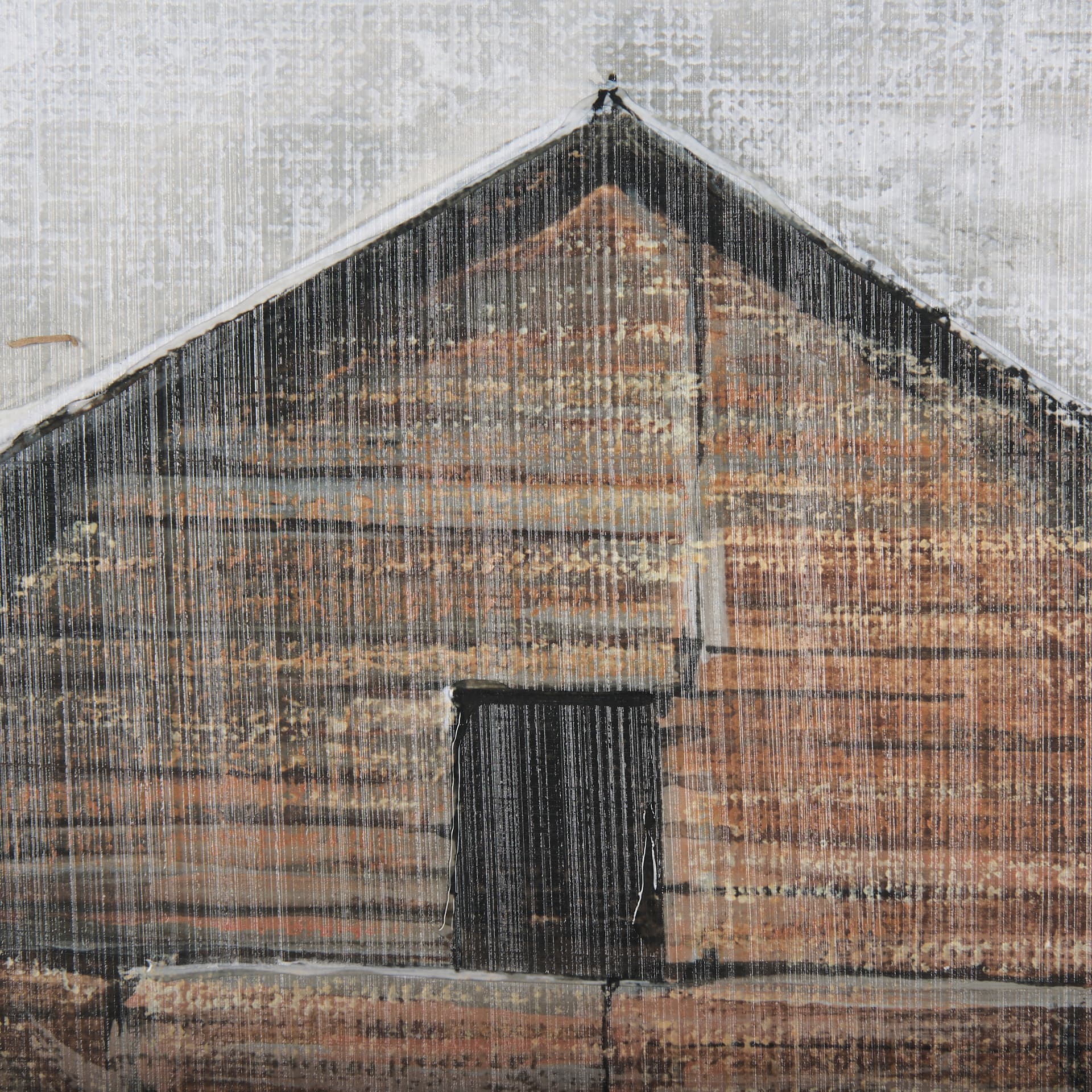 Old Barn I by Mercana Studio a Hand Embellished Textured Framed Art Print — product photograph