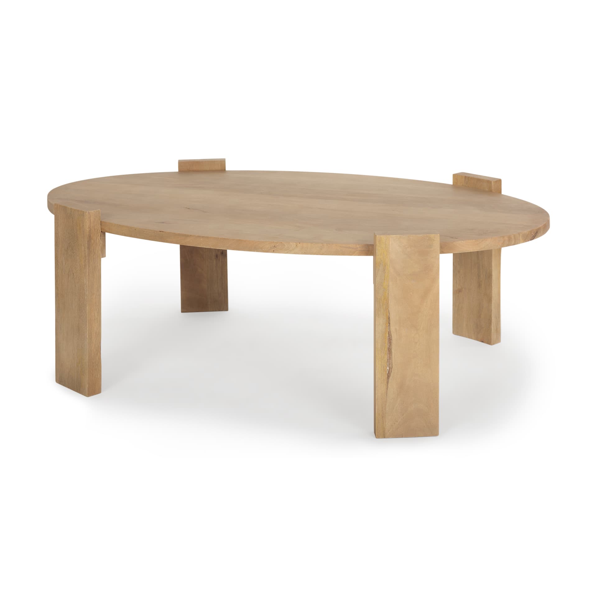 Evelyn Light Brown Oblong Coffee Table — product photograph