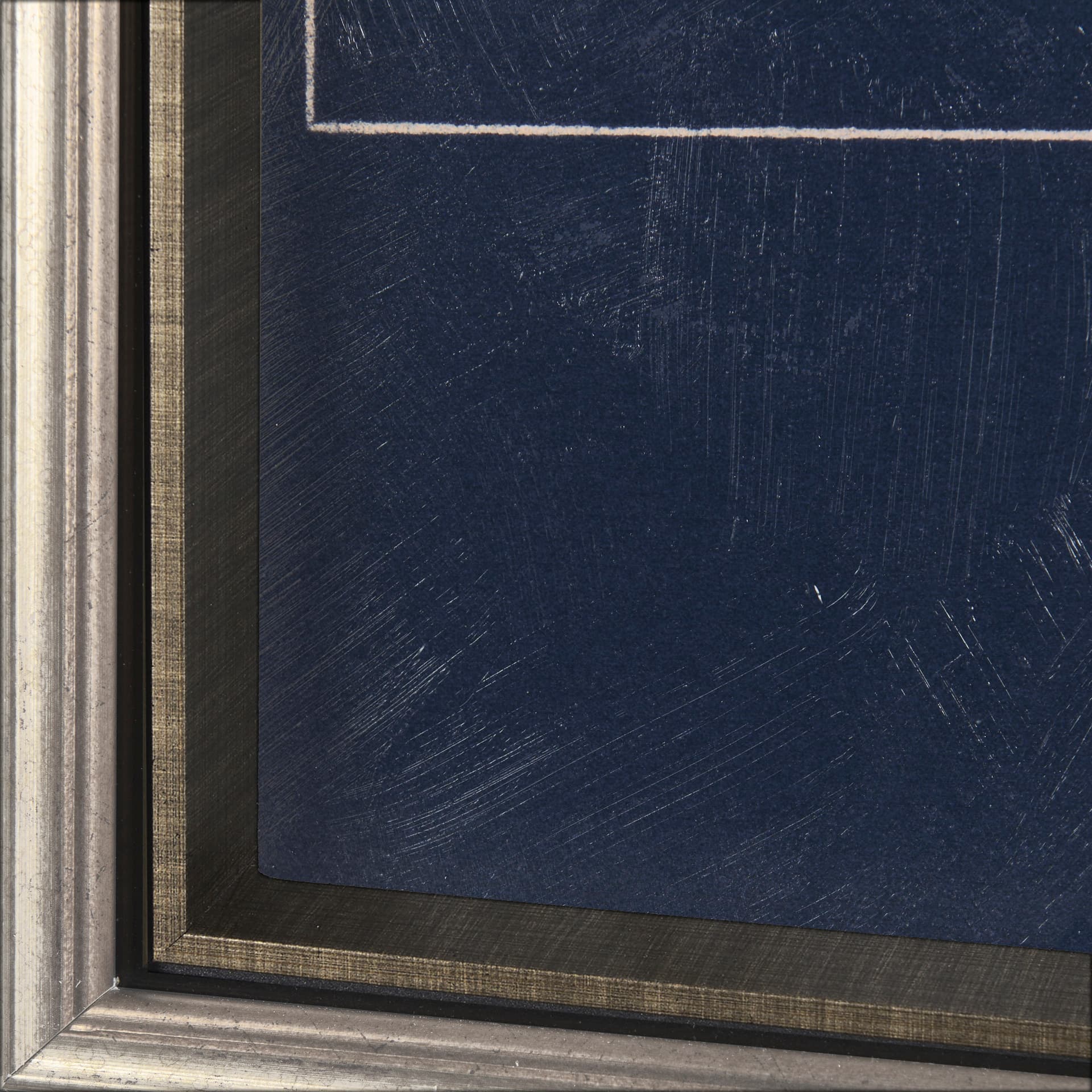 MENU II by Mercana Studio a Hand Embellished Textured Framed Art Print Matted under Glass — product photograph