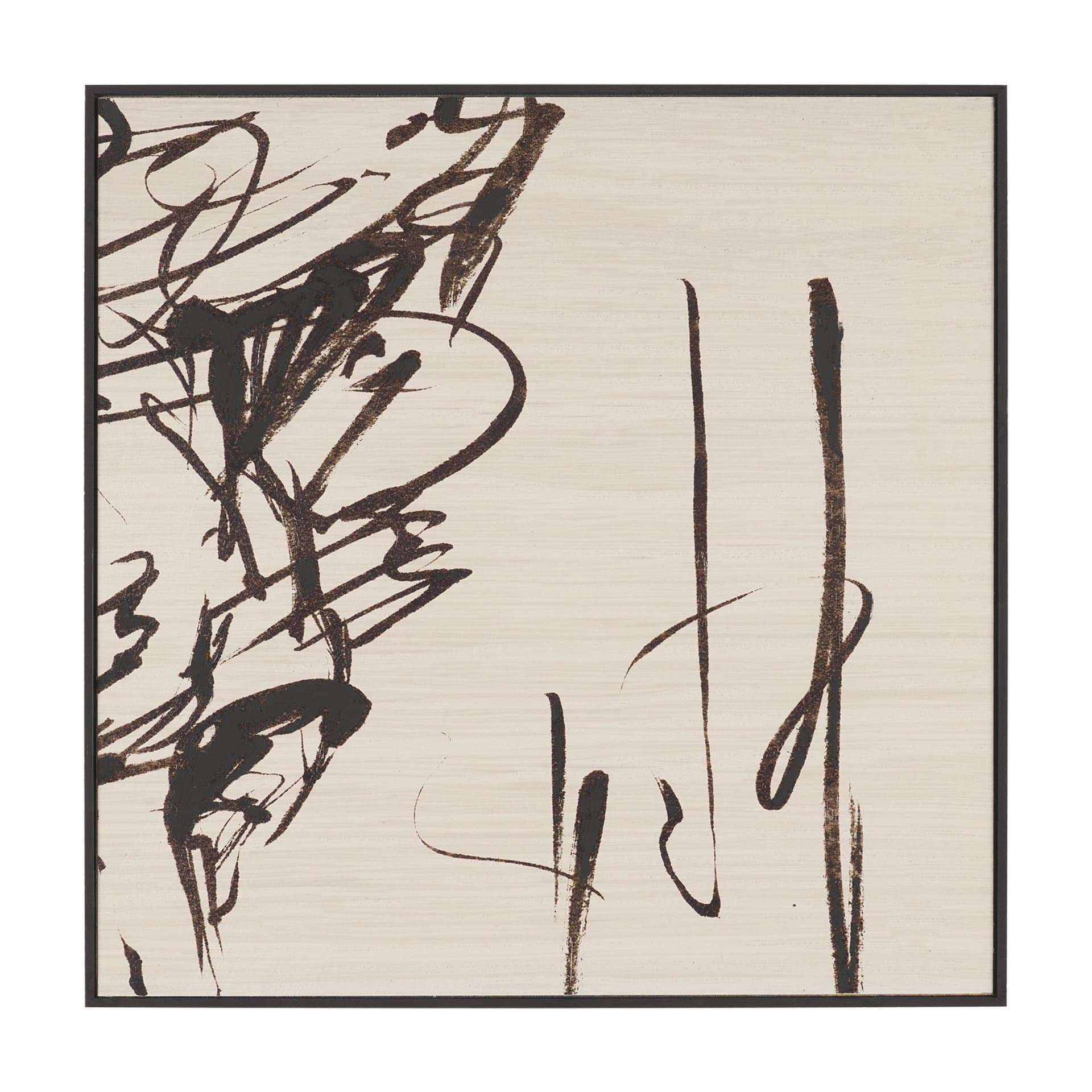 Sculptured Chaos III by Mercana Studio Hand Embellished Textured Framed Artwork — product photograph