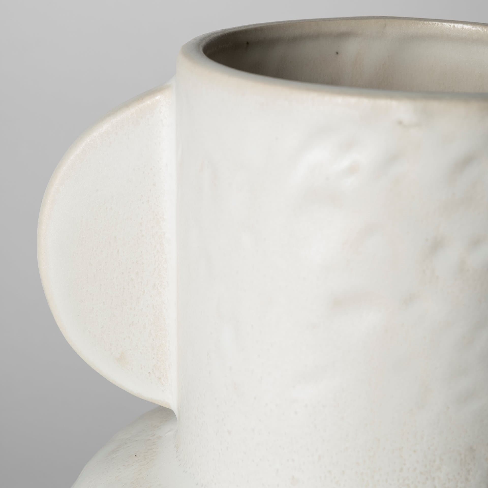 Judy Large Eggshell Ceramic Vase — product photograph
