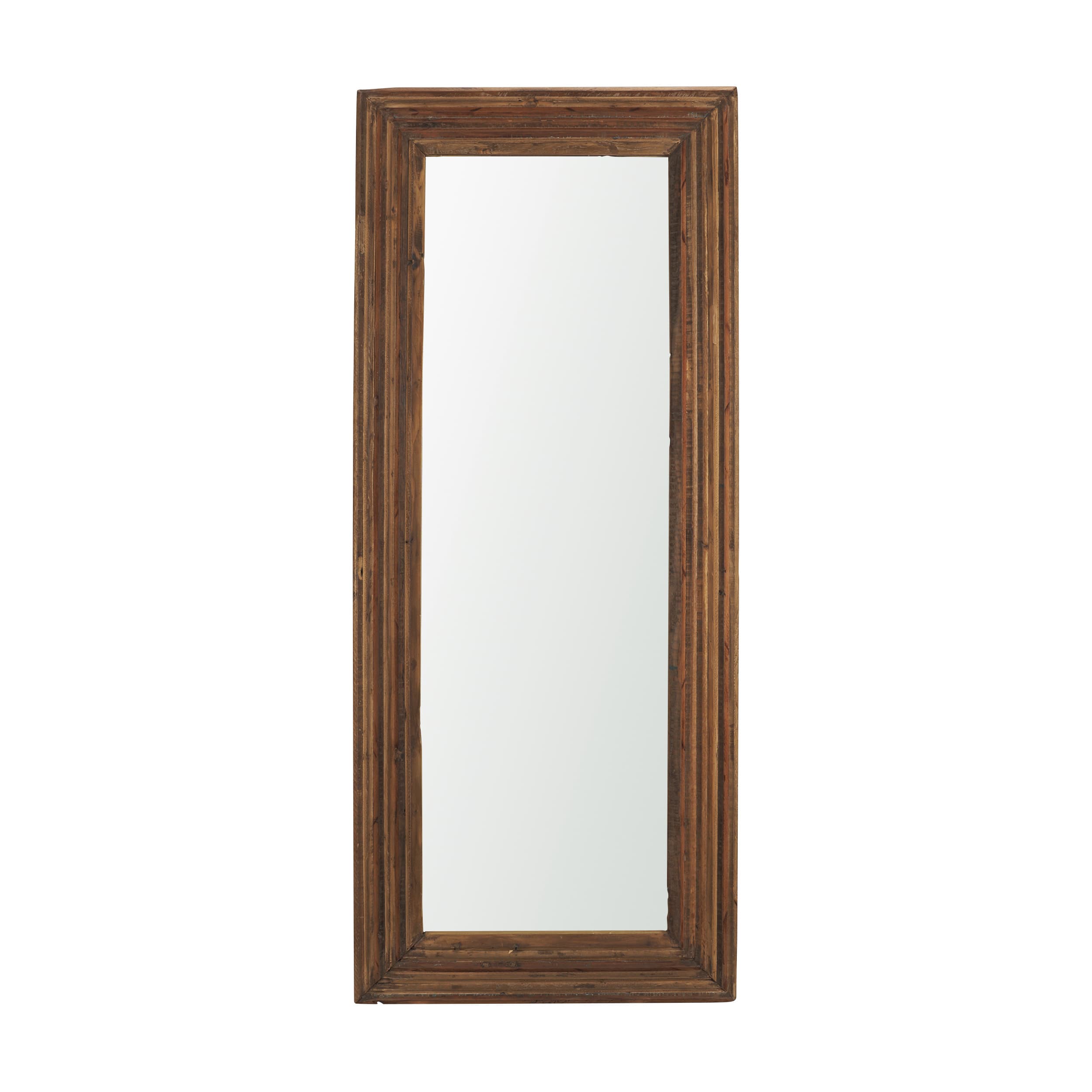 Bennet Large Rectangle Reclaimed Wooden Mirror — product photograph