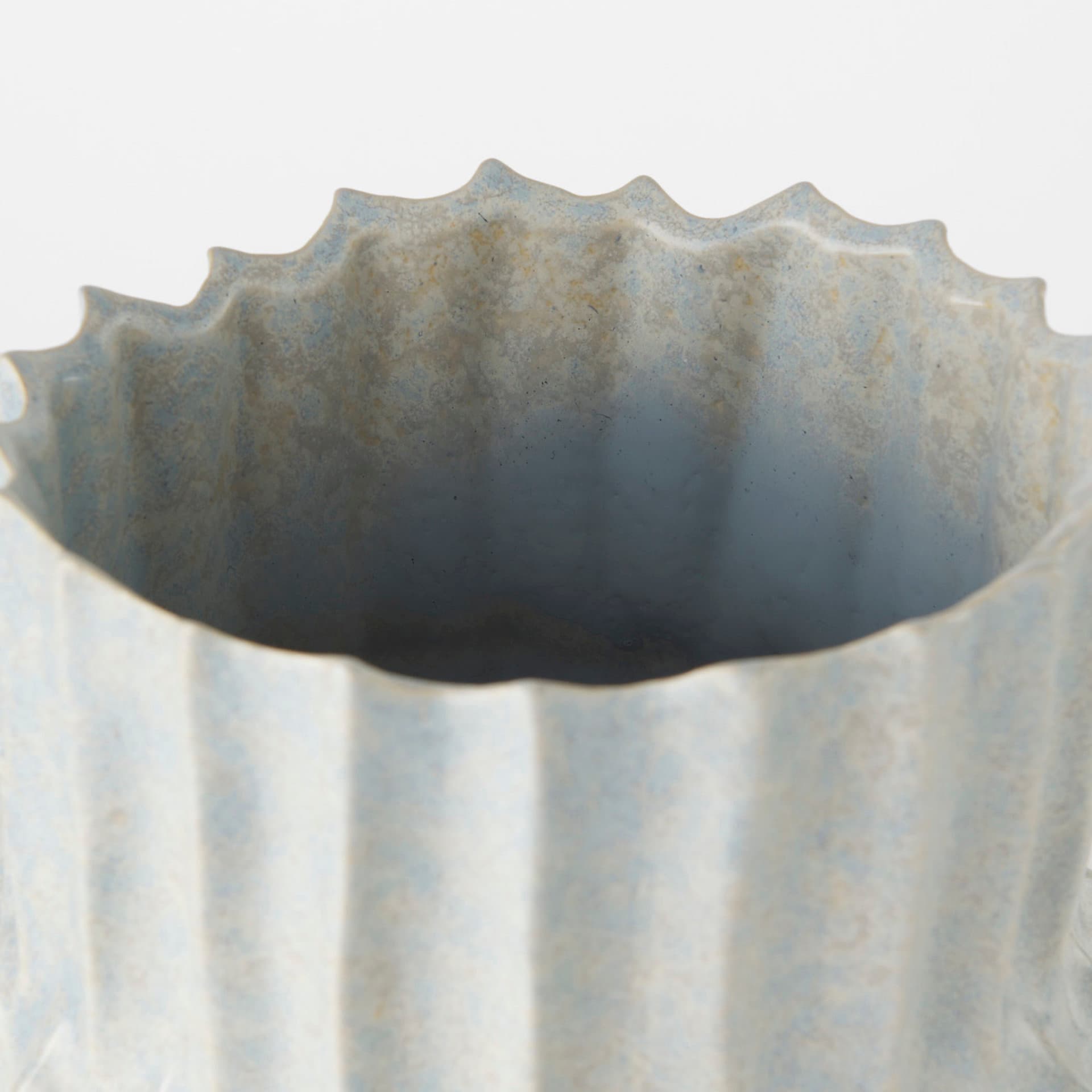 Cardon 14.4H Gray Ceramic Vase — product photograph