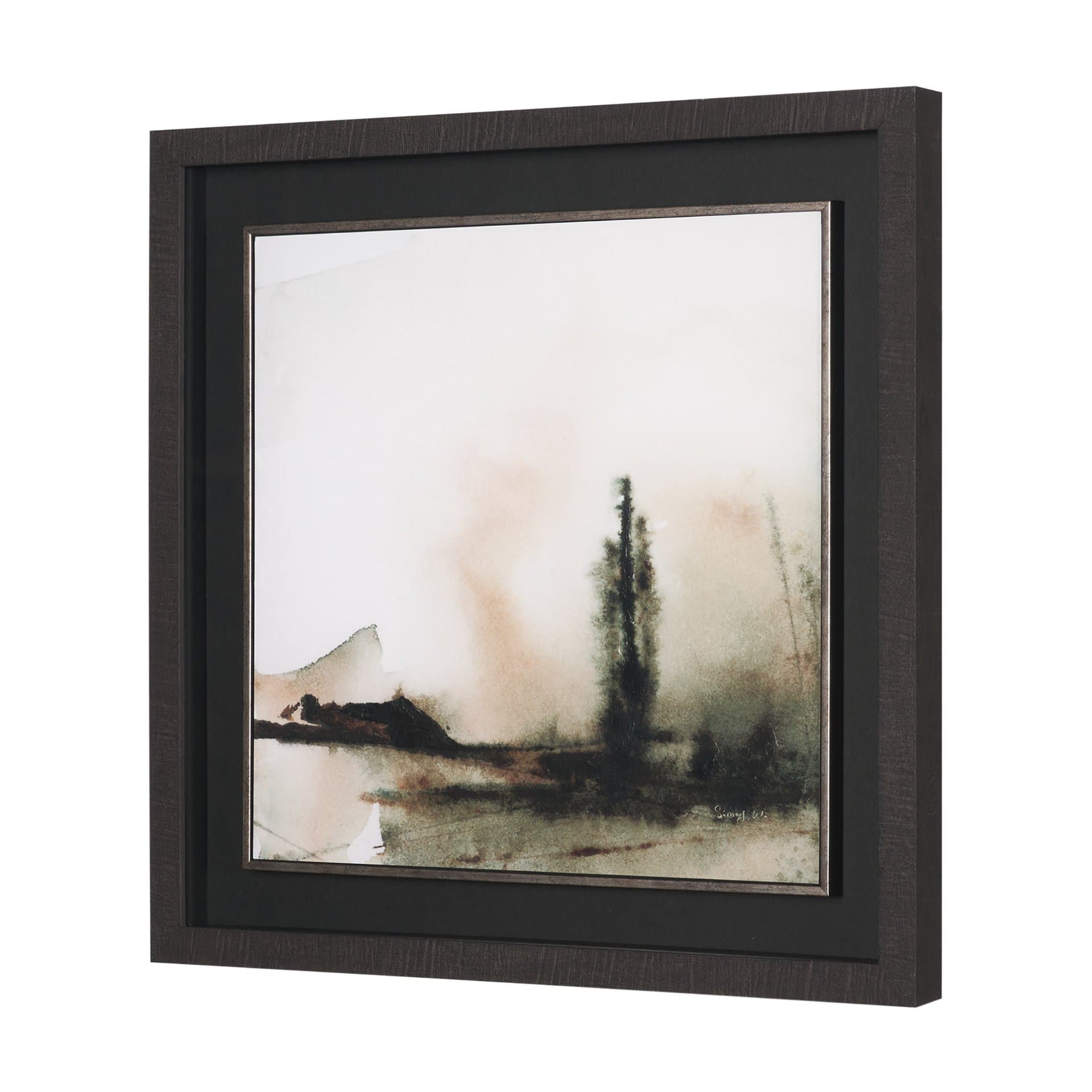 Watercolor Dreamscape I by Mercana Studio a Hand Embellished Framed Watercolor Art Print under Glass — product photograph