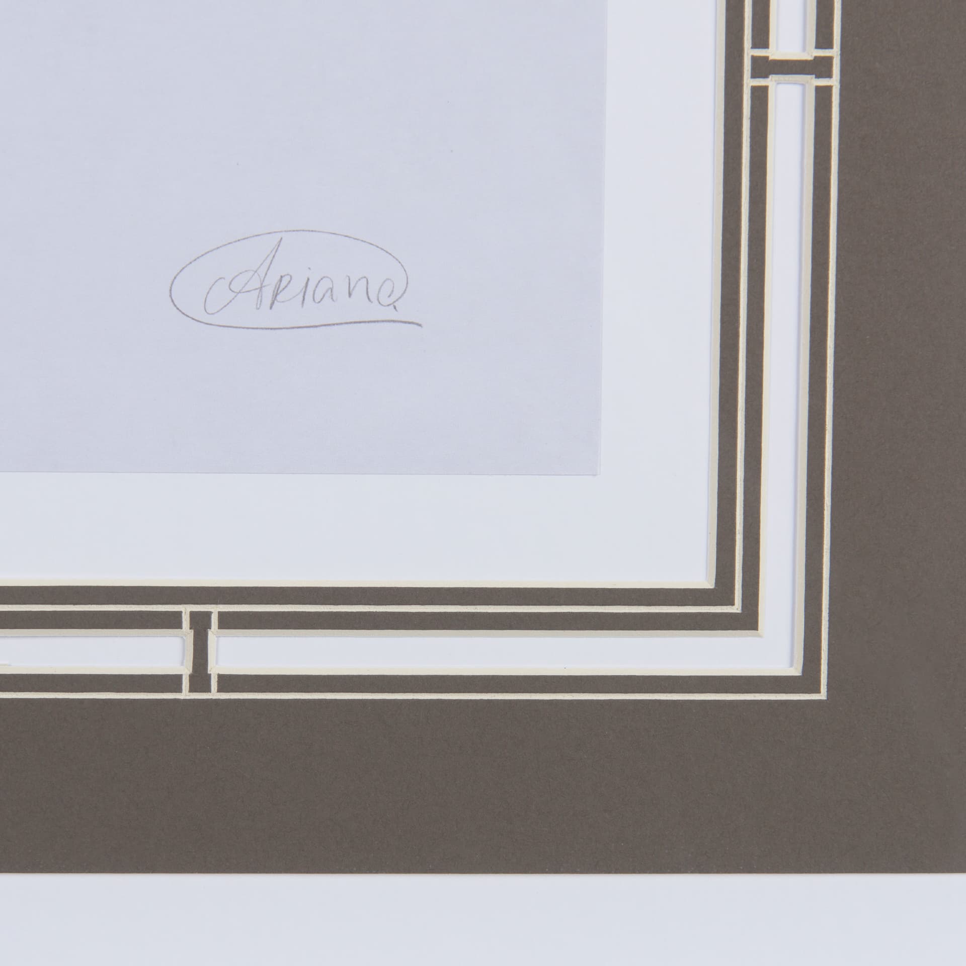 Thoroughbred III by Mercana Studio a Hand Embellished Textured Framed Art Print Matted under Glass — product photograph