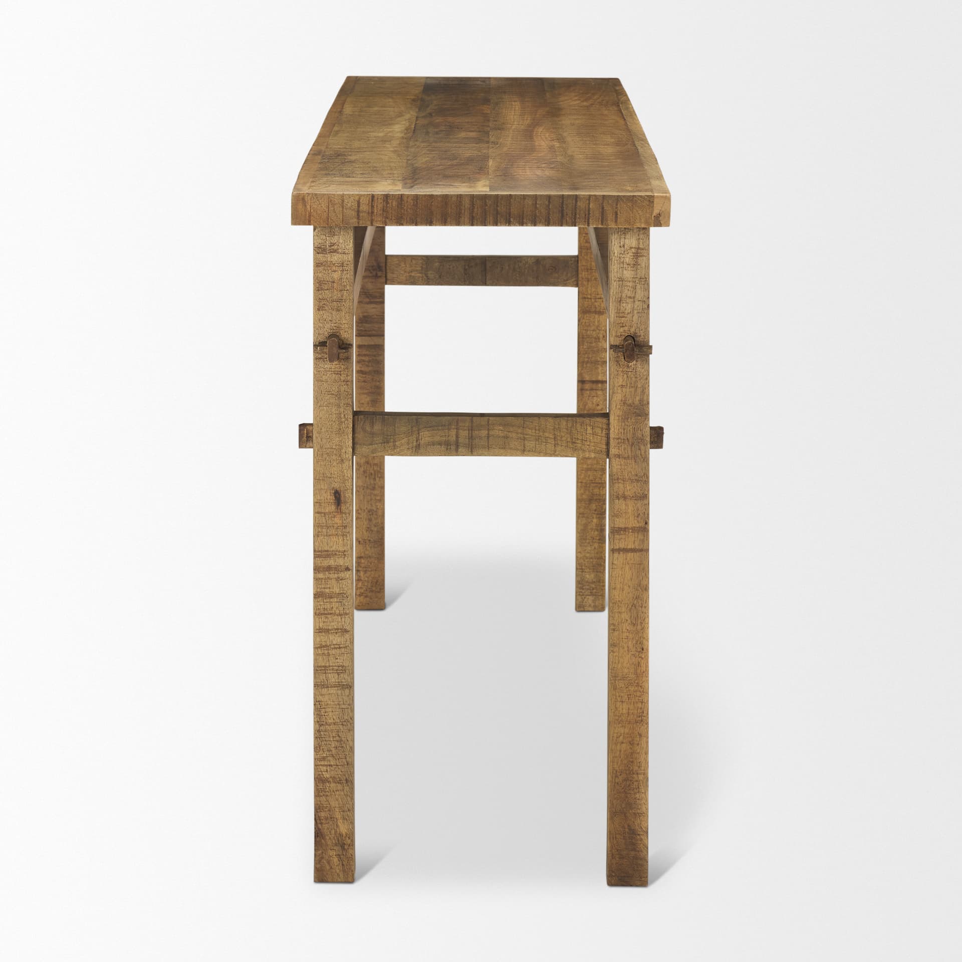 Rosie 54" Brown Wood Console Table — product photograph
