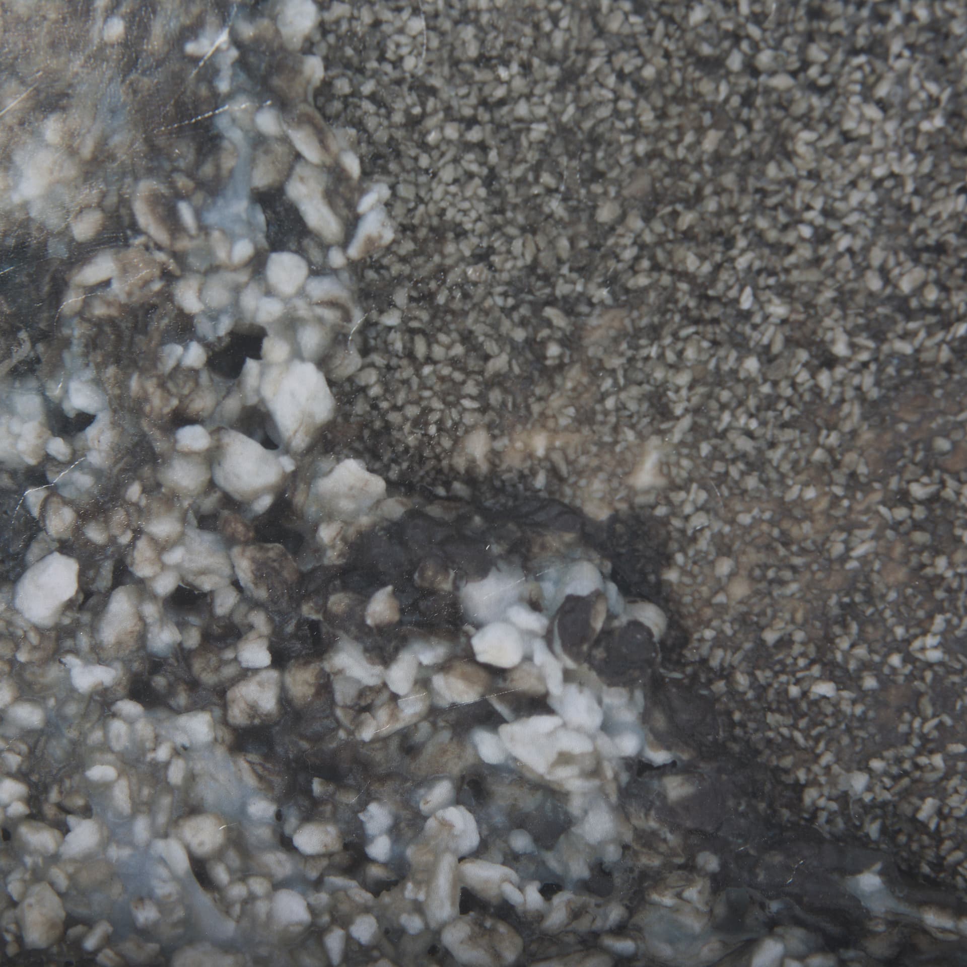 Mudslide IV by Mercana Studio a Hand Embellished Textured Framed Art Print Matted under Glass — product photograph