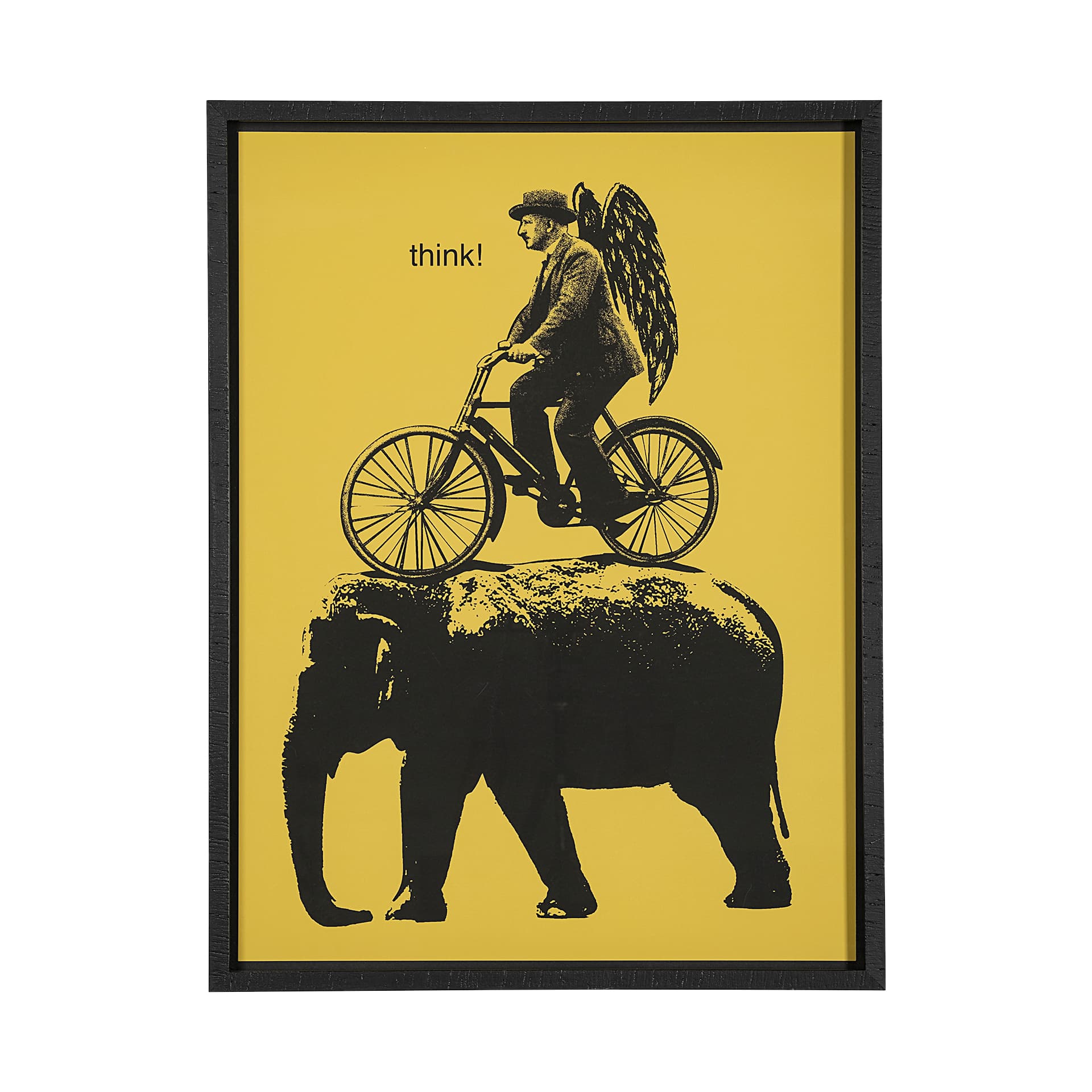 Think! by Urban Octopus a Framed Art Print Matted under Glass — product photograph