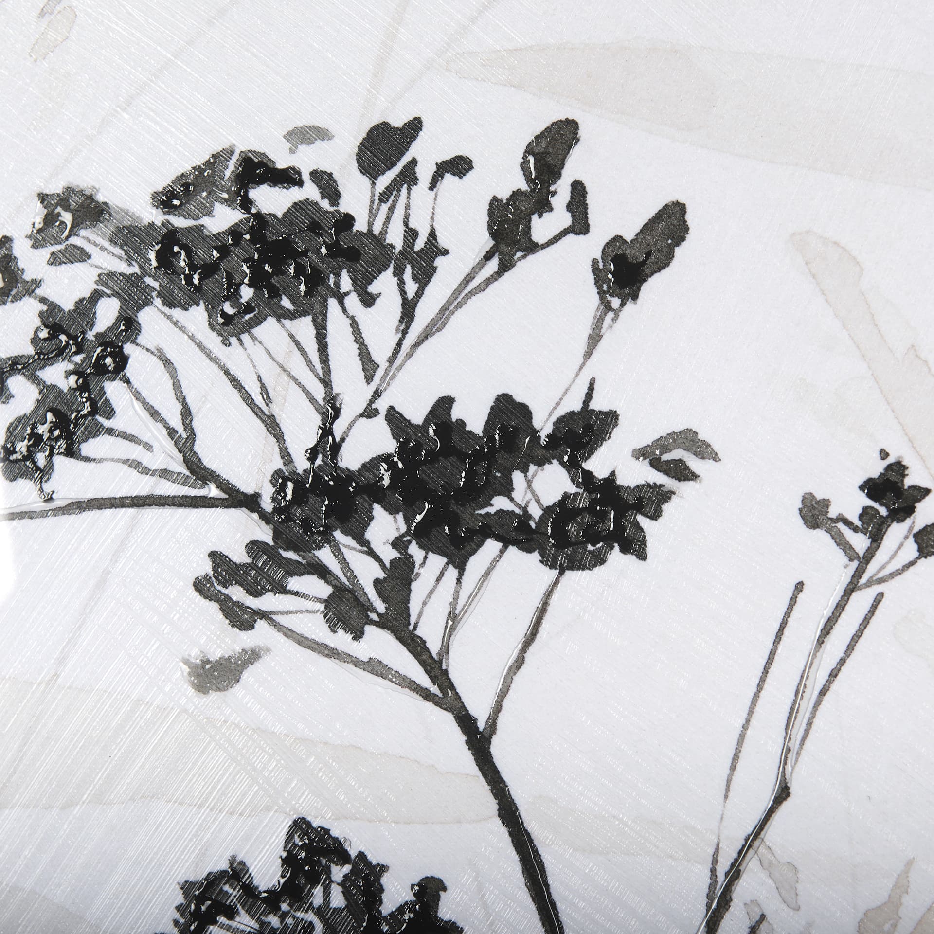Meadow by Mercana Studio a Hand Embellished Textured Framed Art Print Matted under Glass — product photograph