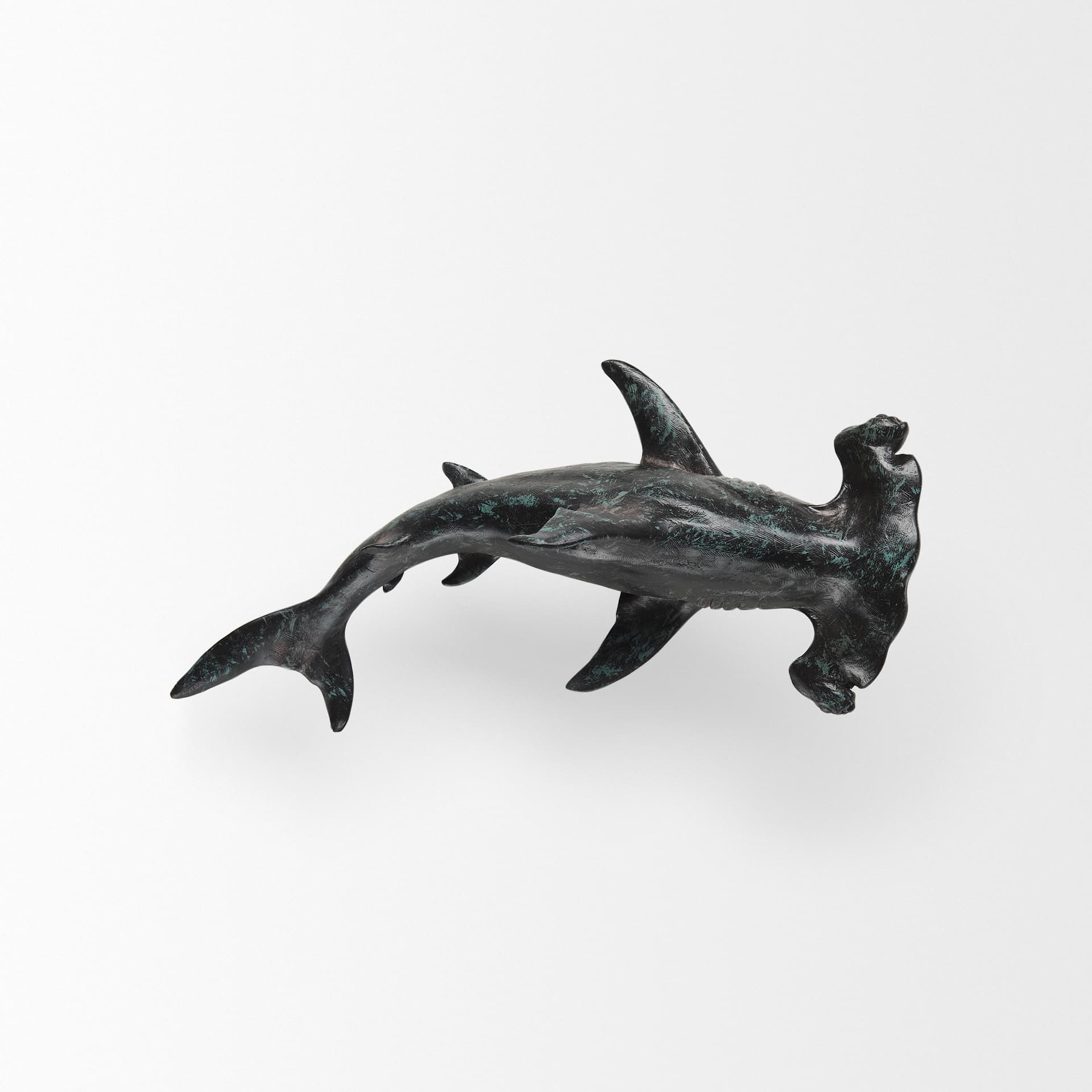Acus 18H Small Hammerhead Shark Resin Wall Decor — product photograph