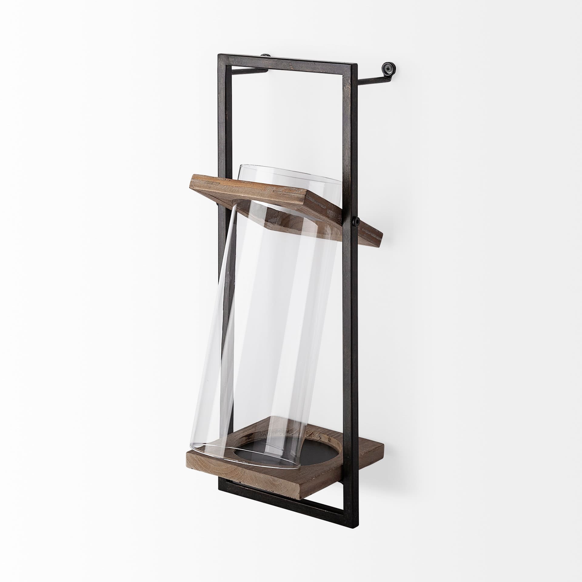 Milton Rustic wall mounted candle holder — product photograph