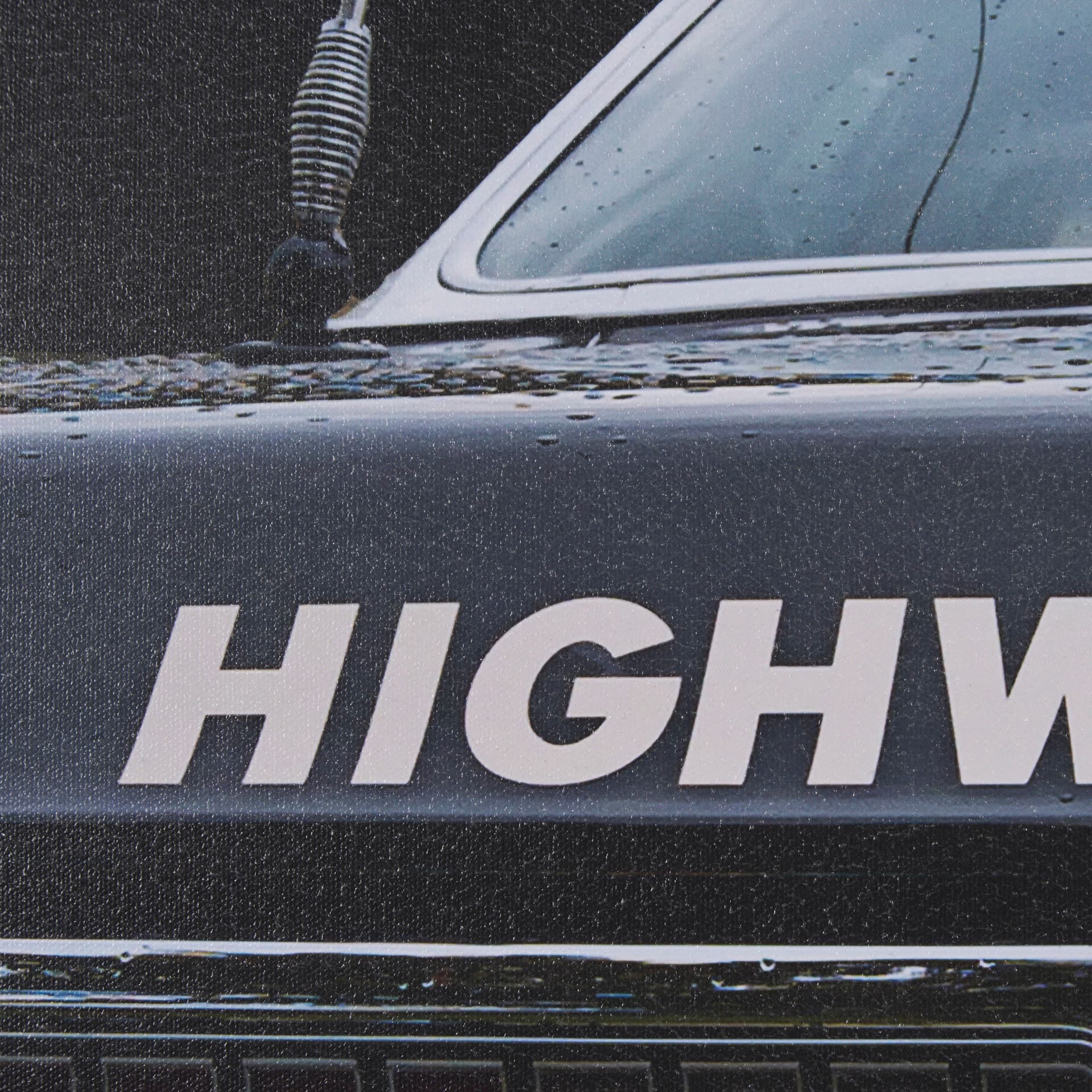 Highway Patrol II by Roland Weber a Hand Embellished Framed Photo Art Print — product photograph