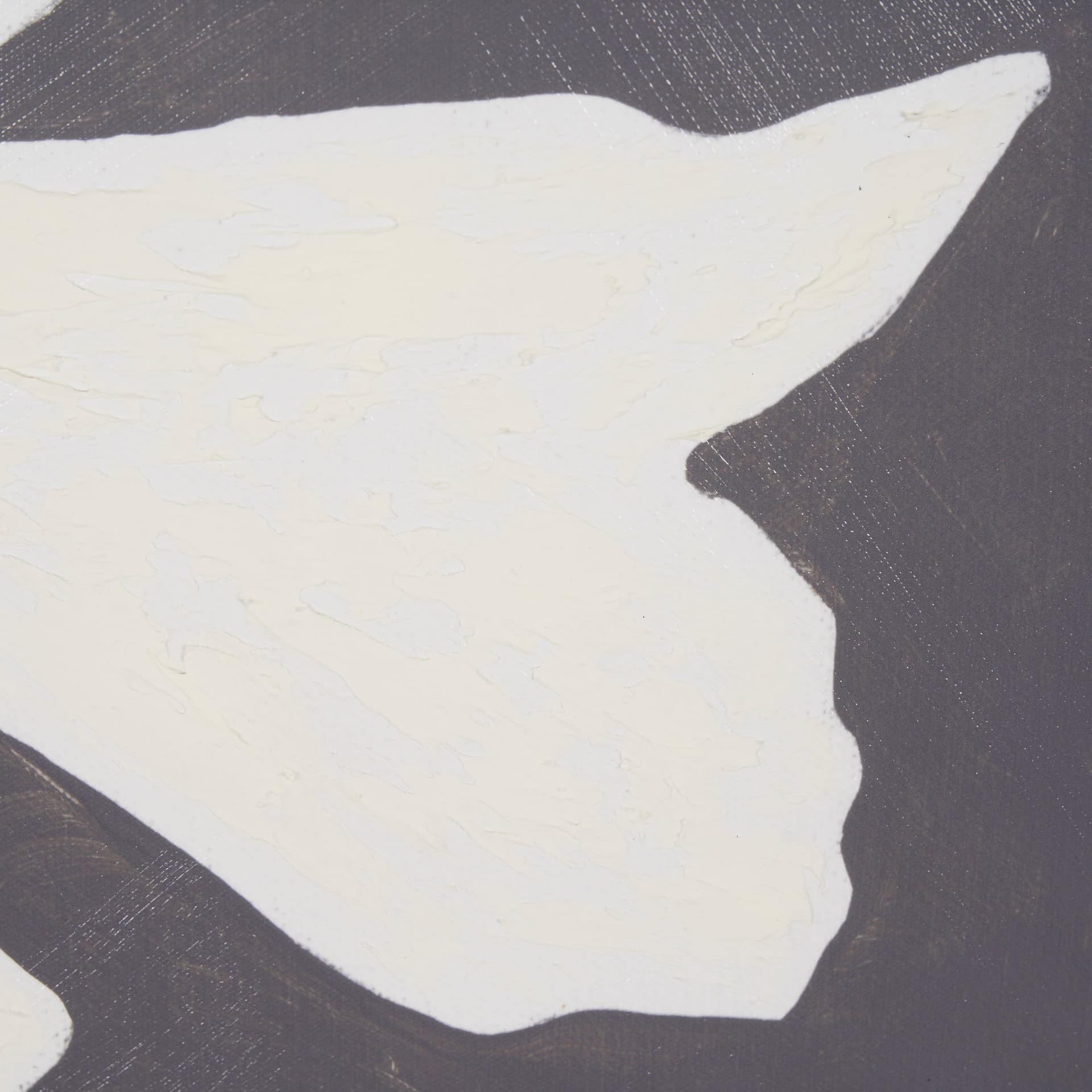 Floral Silhouettes IV by Liz Jardine a Hand Embelished Textured Framed Art Print — product photograph