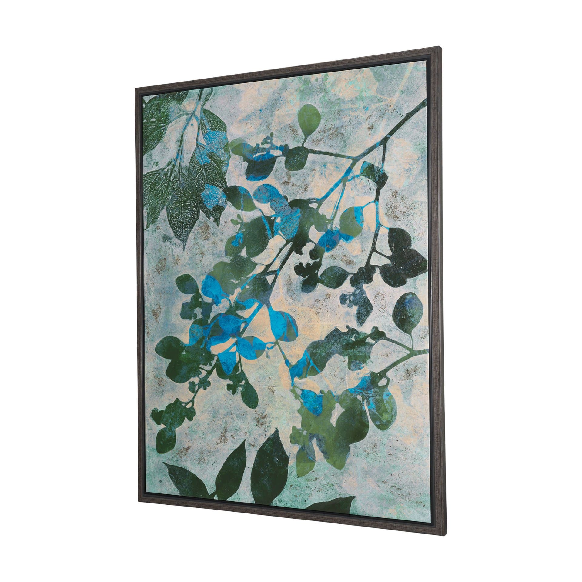 One of a Kind by Liz St. Andre Hand-Embellished Textured Framed Canvas Artwork — product photograph