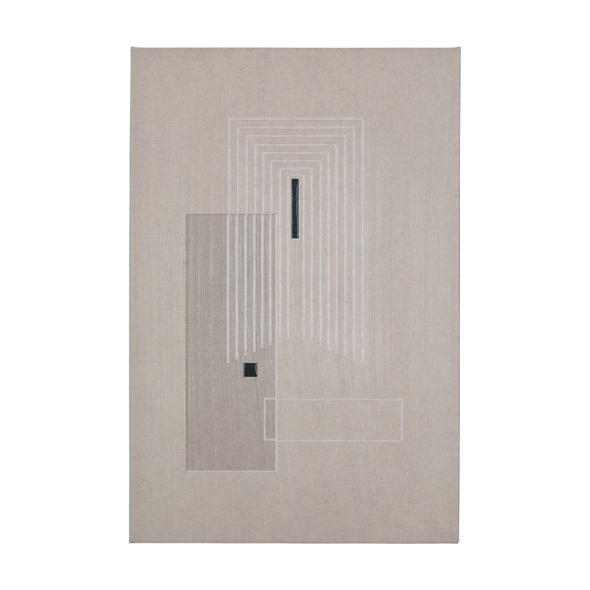 Balance V by Mercana Studio a Hand Embellished Textured Canvas — product photograph