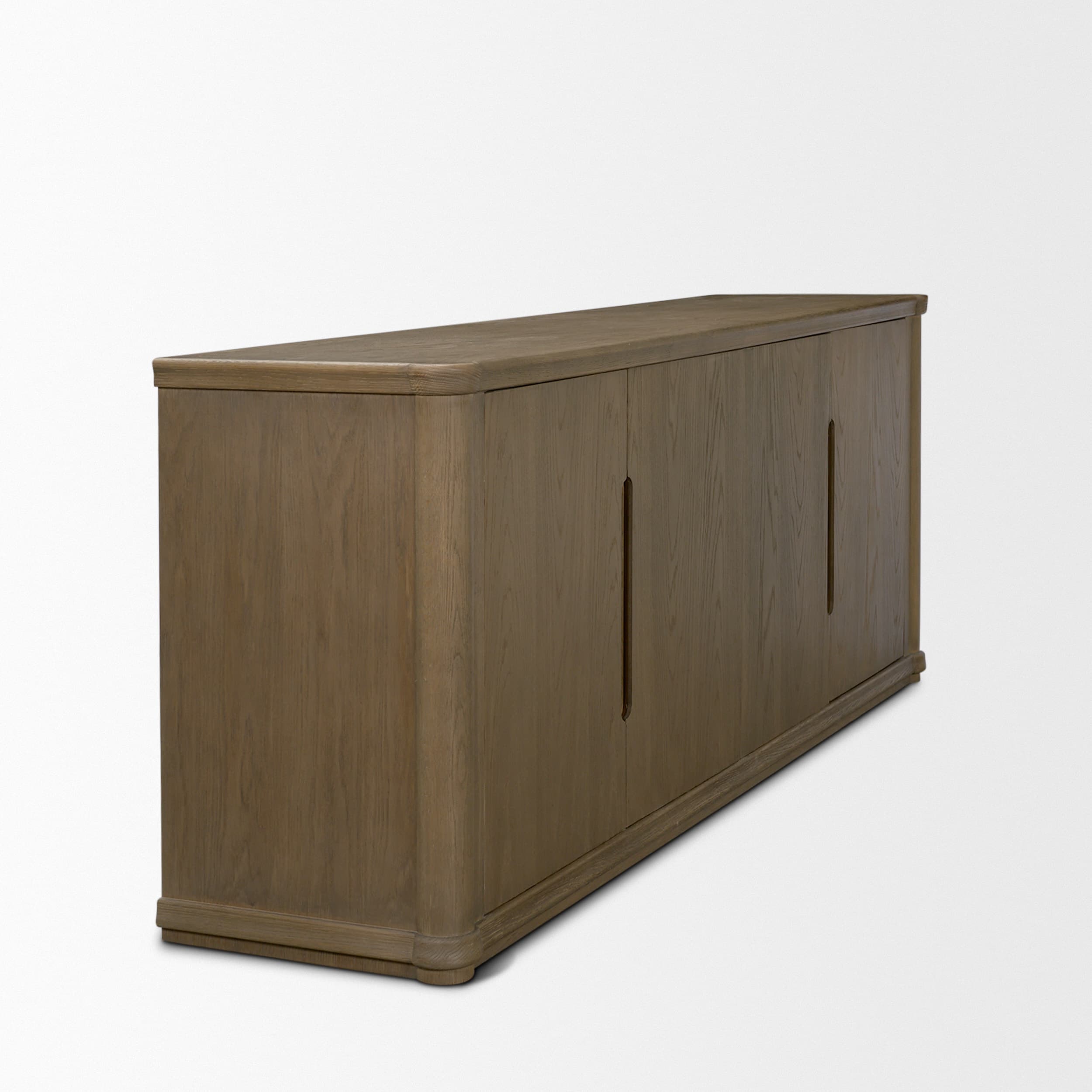 Alden Medium Brown Wood 4-Door Closed Sideboard — product photograph