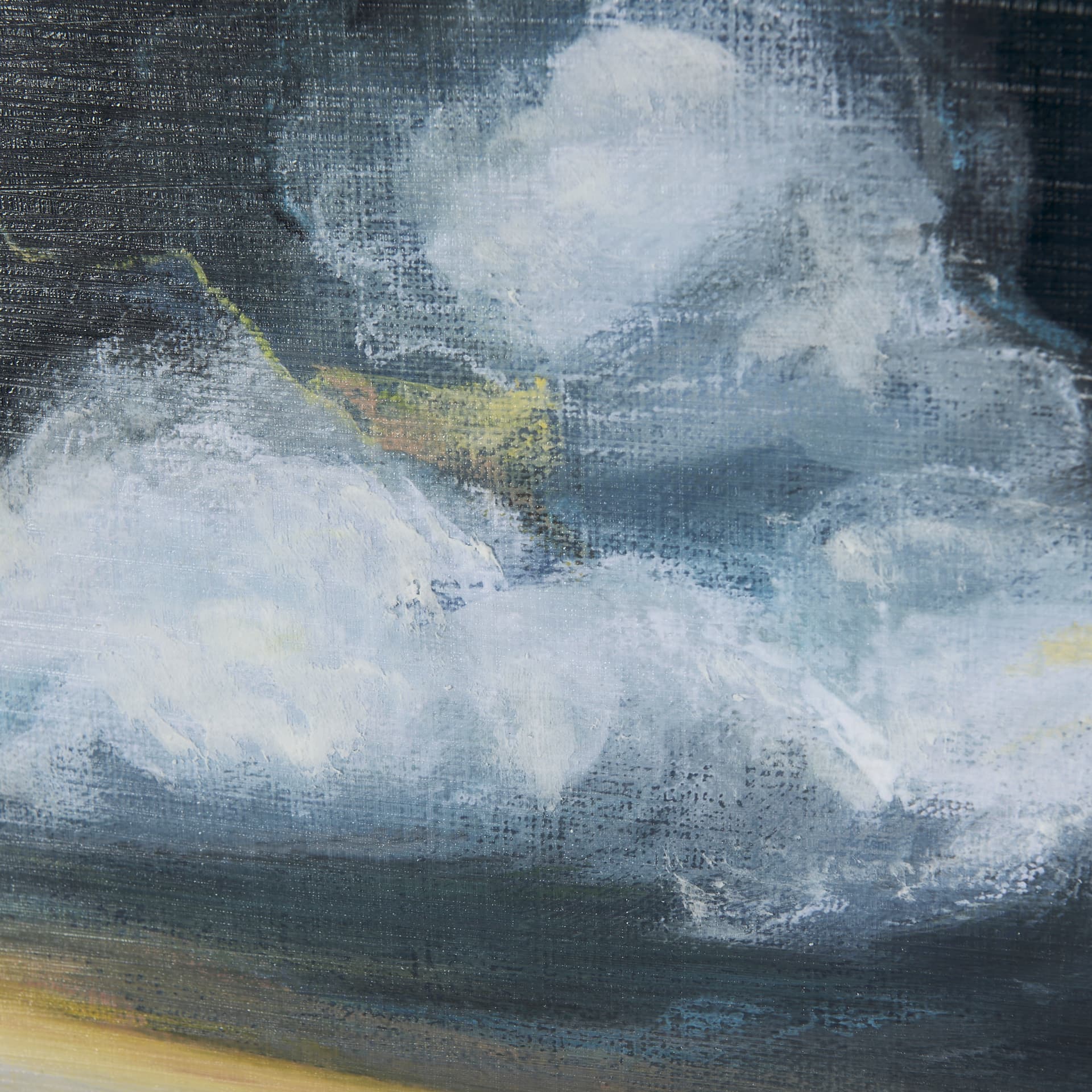 Stormy Skys I by Mercana Studio a Hand Embellished Textured Framed Art Print Matted under Glass — product photograph