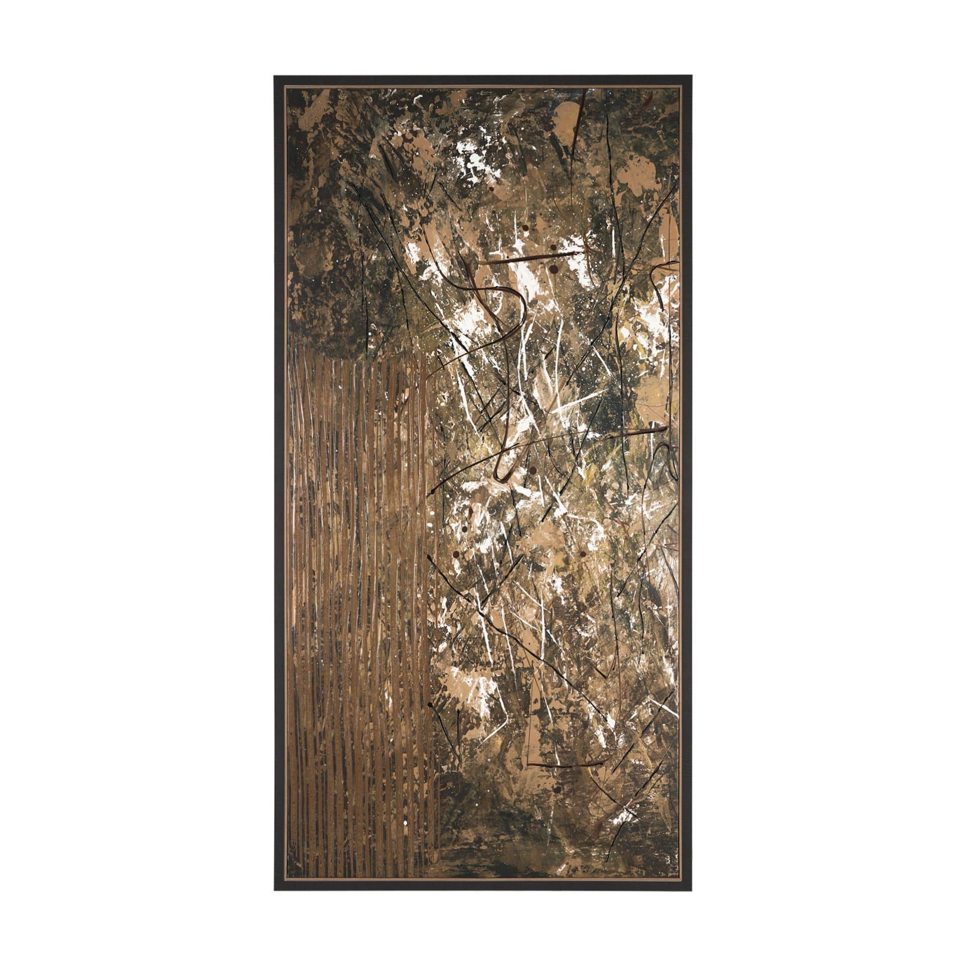Chaos & Order I by Chad Warren a Hand Embellished Textured Framed Canvas — product photograph