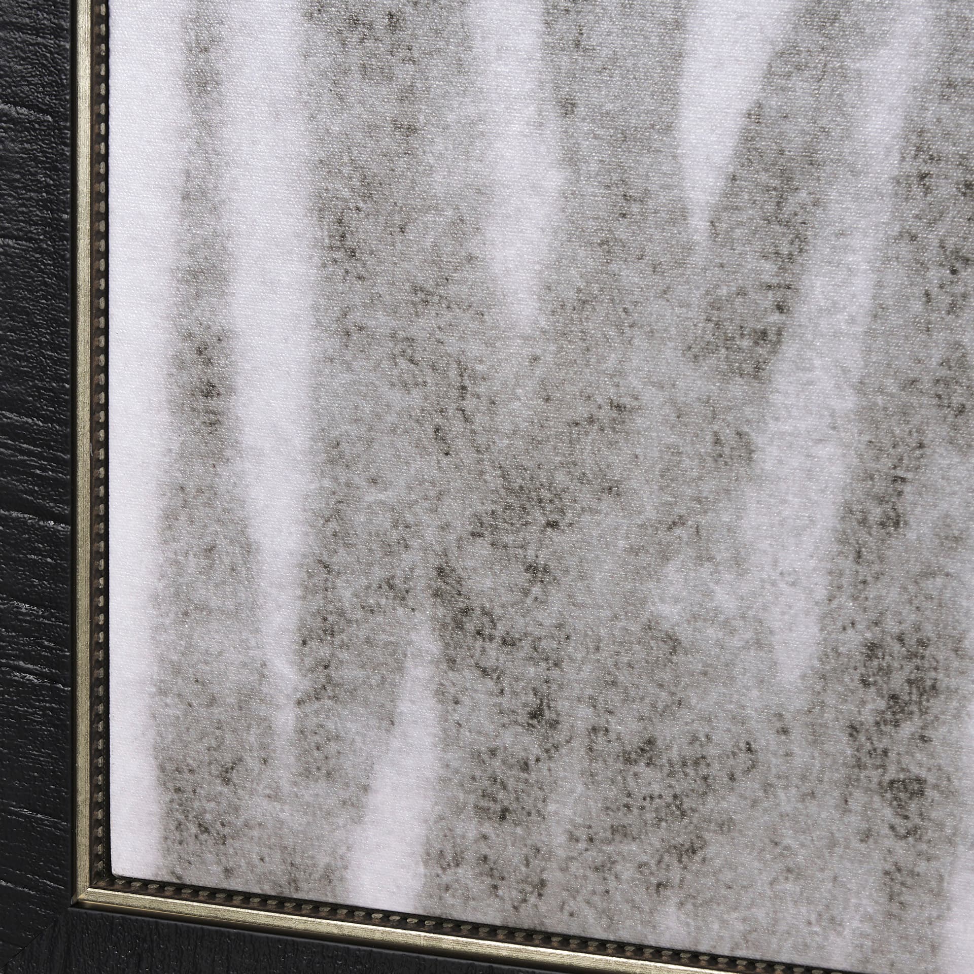 Floral Silhouette I by Mercana Studio a Hand Embellished Textured Framed Canvas — product photograph