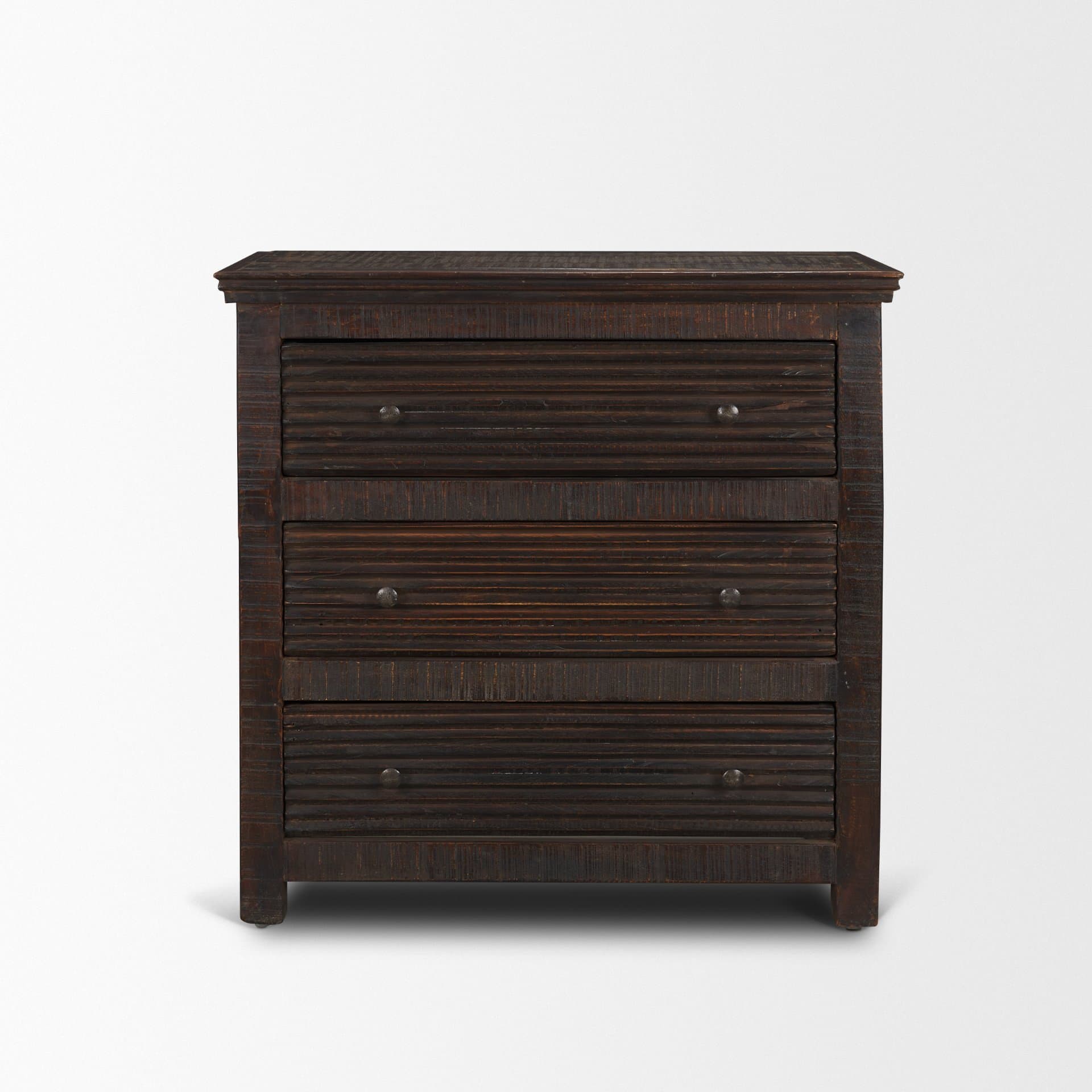 Rhett Reclaimed Wood 3 Drawer Cabinet — product photograph
