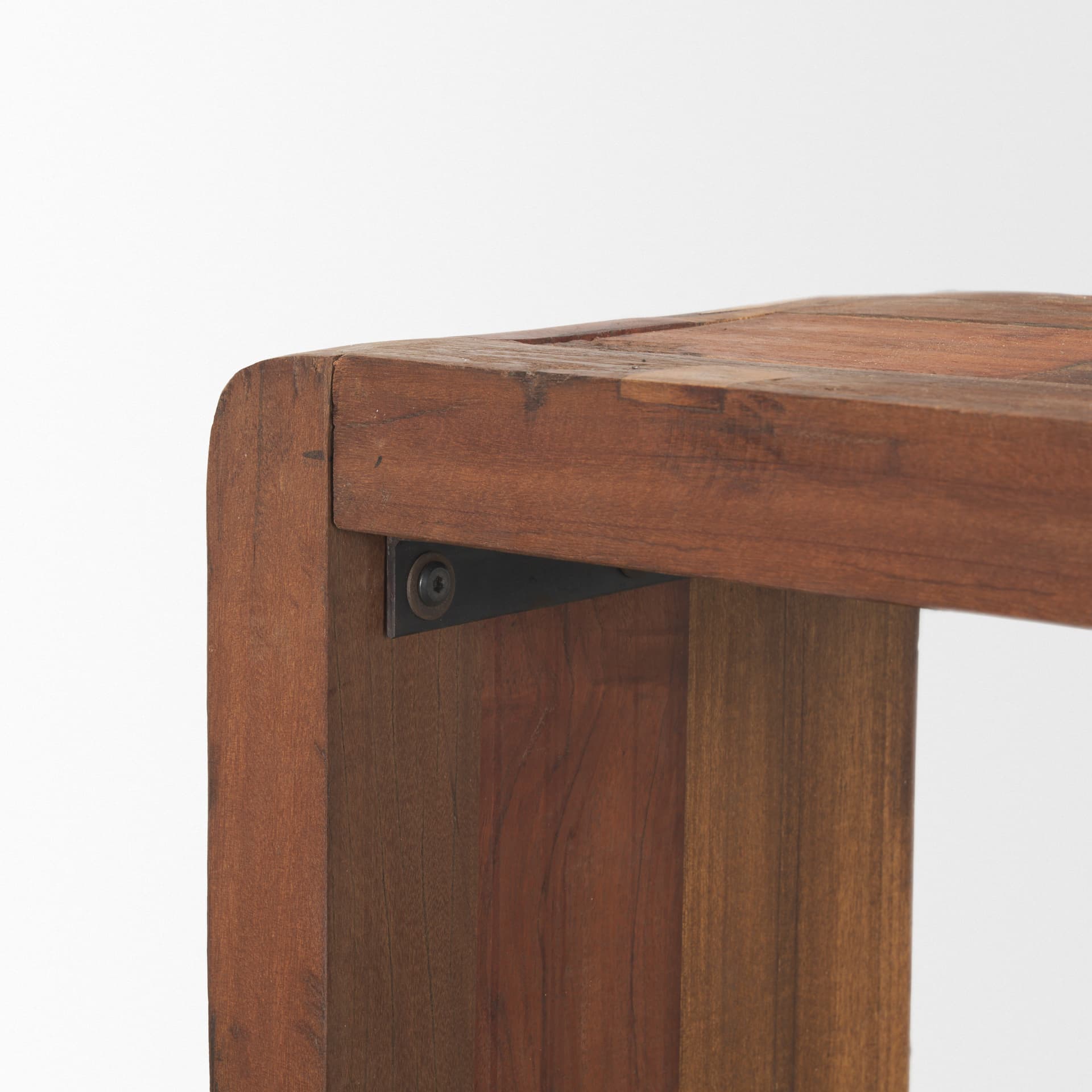 Estelle Rustic Brown Reclaimed Wood Console Table — product photograph