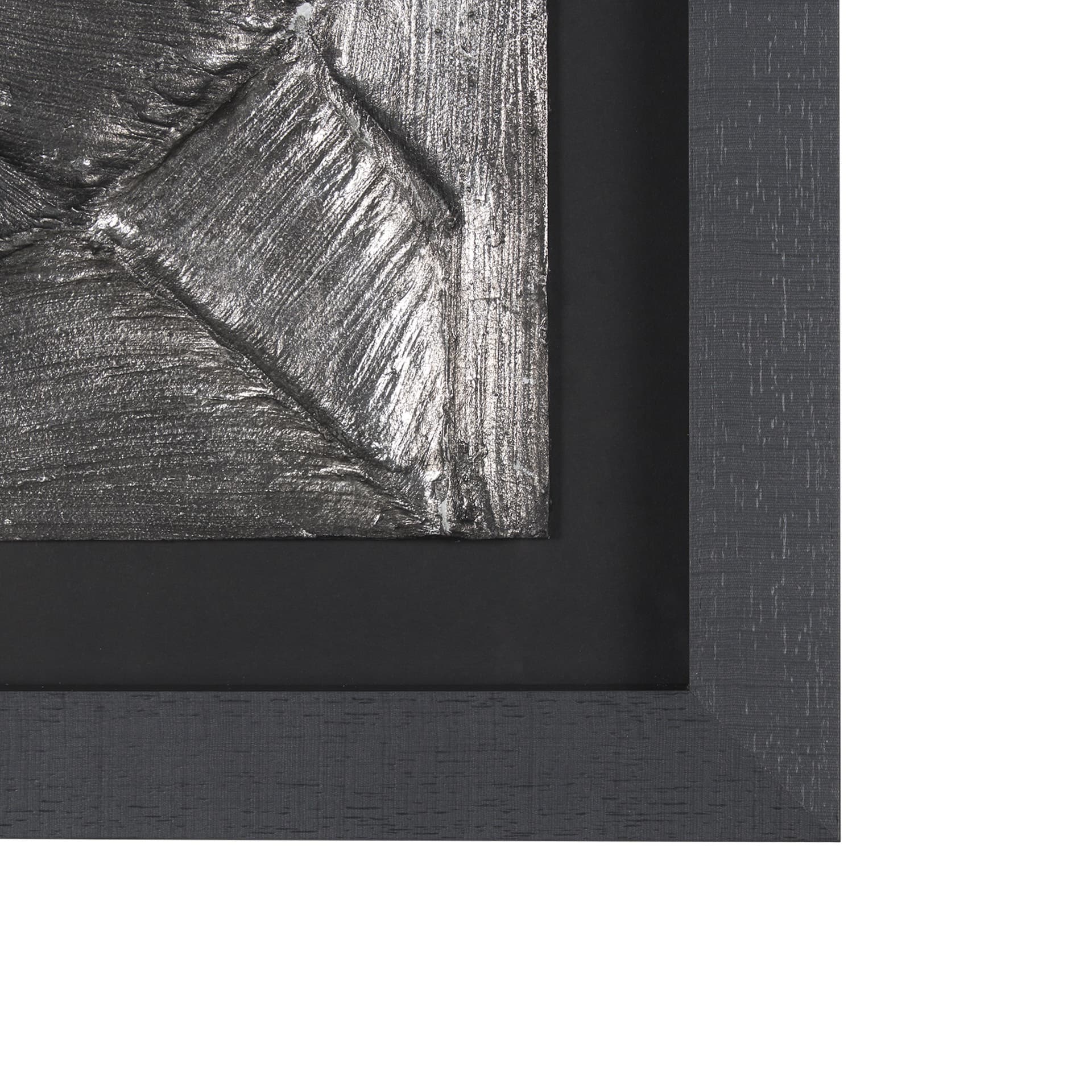 Spelter by Studio M a handmade Original Framed 3D Textured Artwork under Glass — product photograph