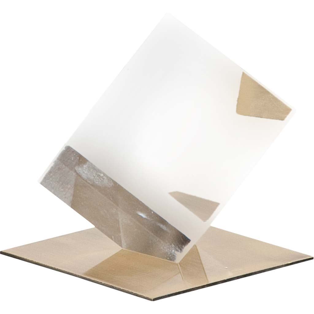 Lareina I Small 4L x 4W Clear Glass Cube — product photograph