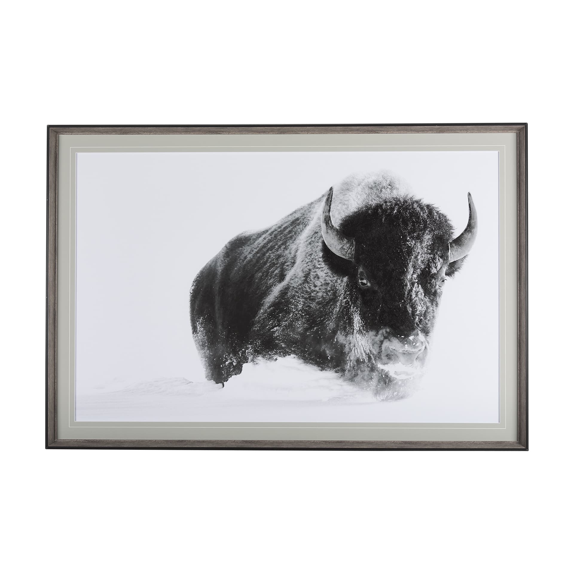 A Struggle by Mercana Studio a Hand Embellished Textured Framed Photo Art Print Matted under Glass — product photograph