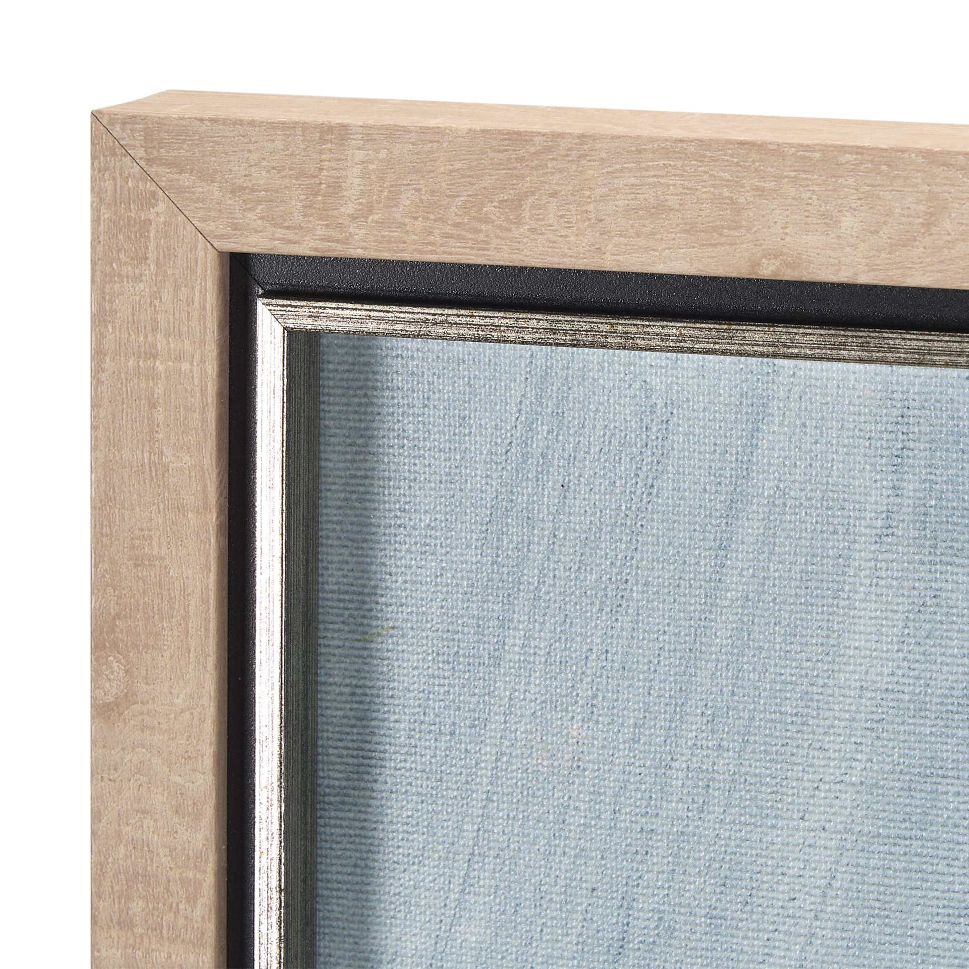 Quiet Echoes - Flow by Mercana Studio a Hand Embellished Textured Framed Art Print — product photograph
