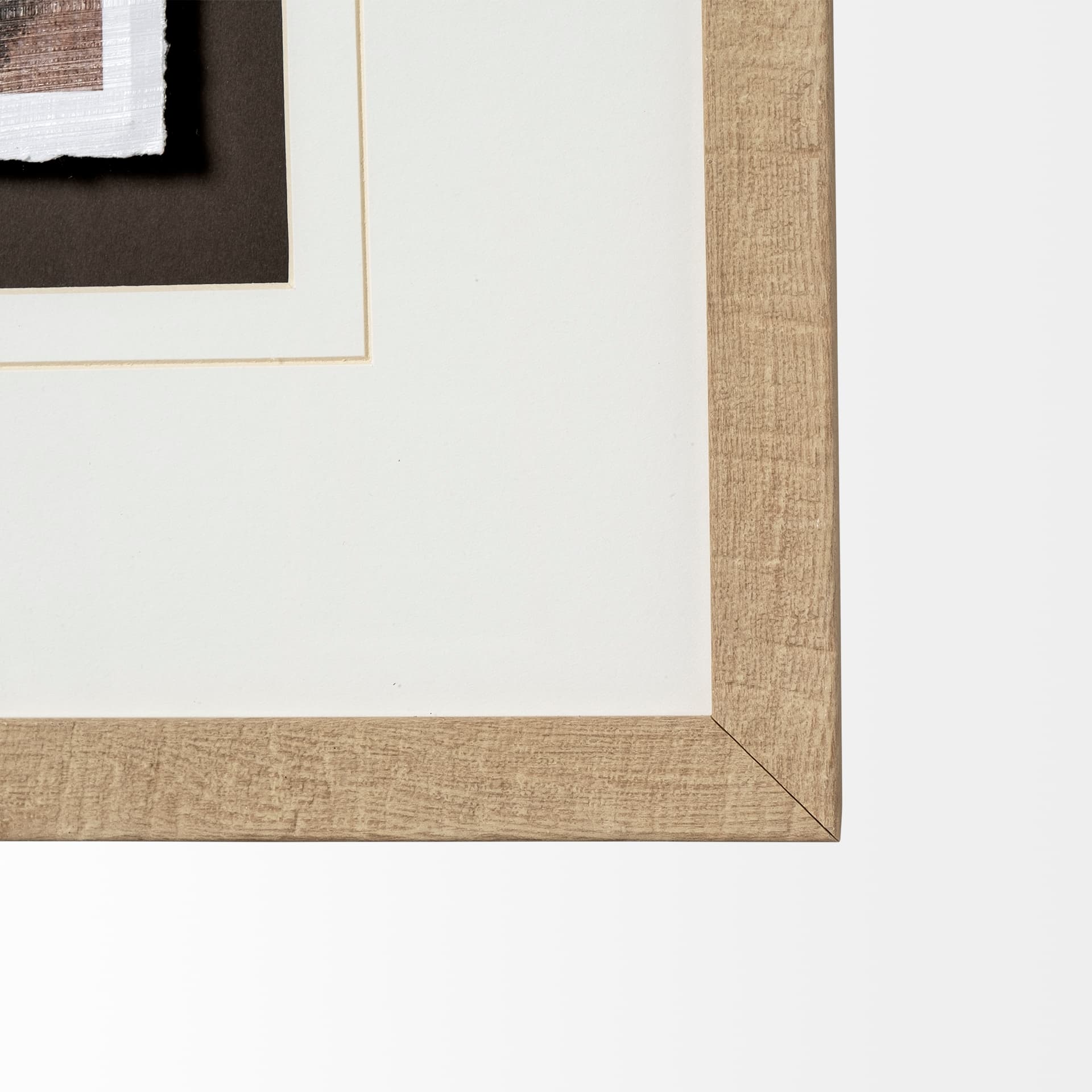 Silent Snow I by Jonathan Klassen a Hand Embellished Textured Framed Art Print Matted under Glass — product photograph