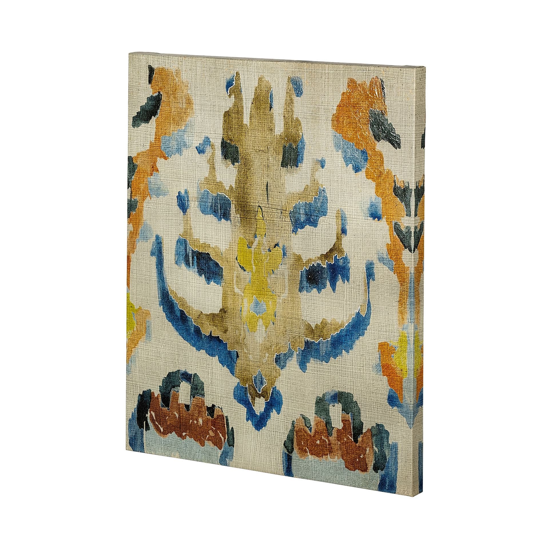 Bohemian Ikat IV by Chariklia Zarris a Hand Embellished Textured Canvas — product photograph