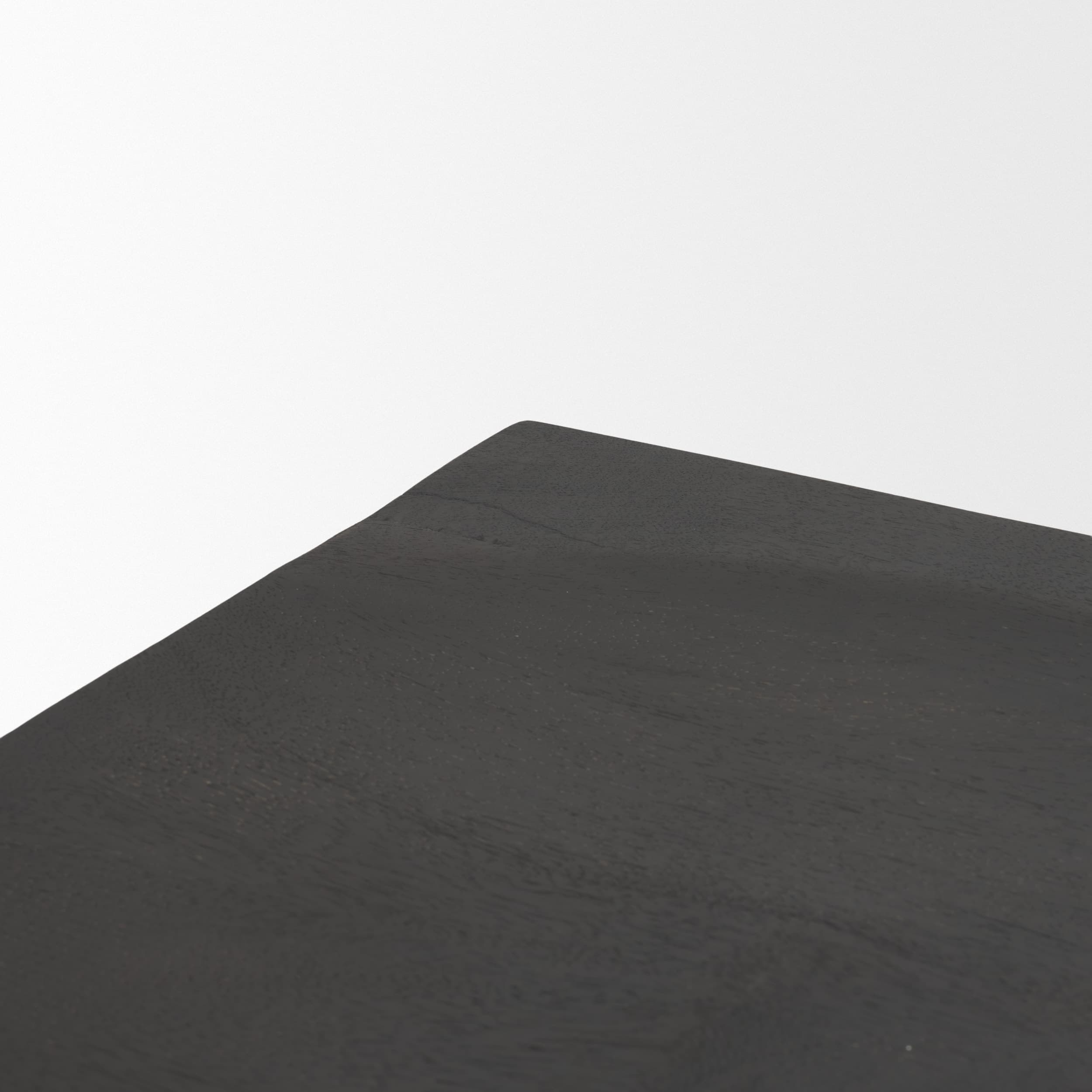 Kiran Backless 26in Seat Counter Stool | Black Wood w/ Black Metal — product photograph