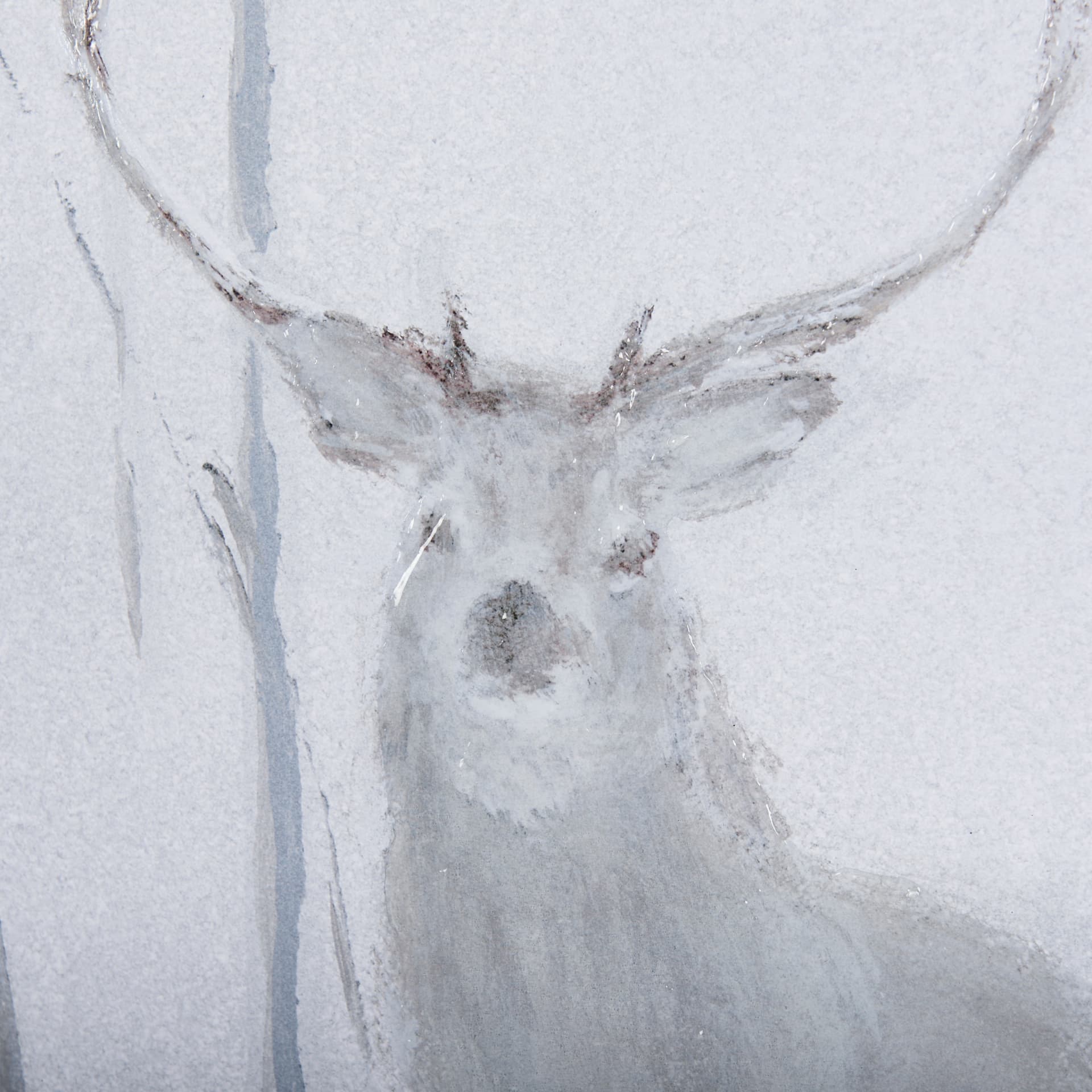 A Winter Day in Forest II by Mercana Studio Hand Embellished Framed Art Print Matted under Glass — product photograph