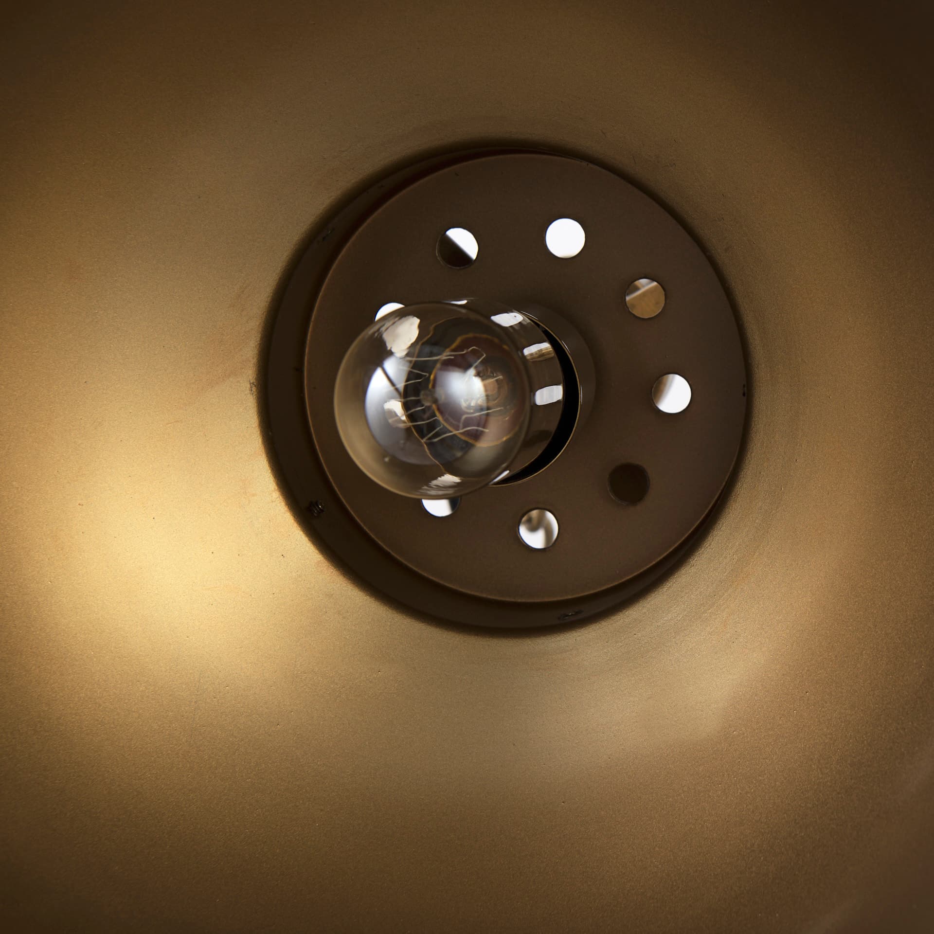 Leighton I 15x20 Gold Toned Metal Spherical Pendant Light — product photograph