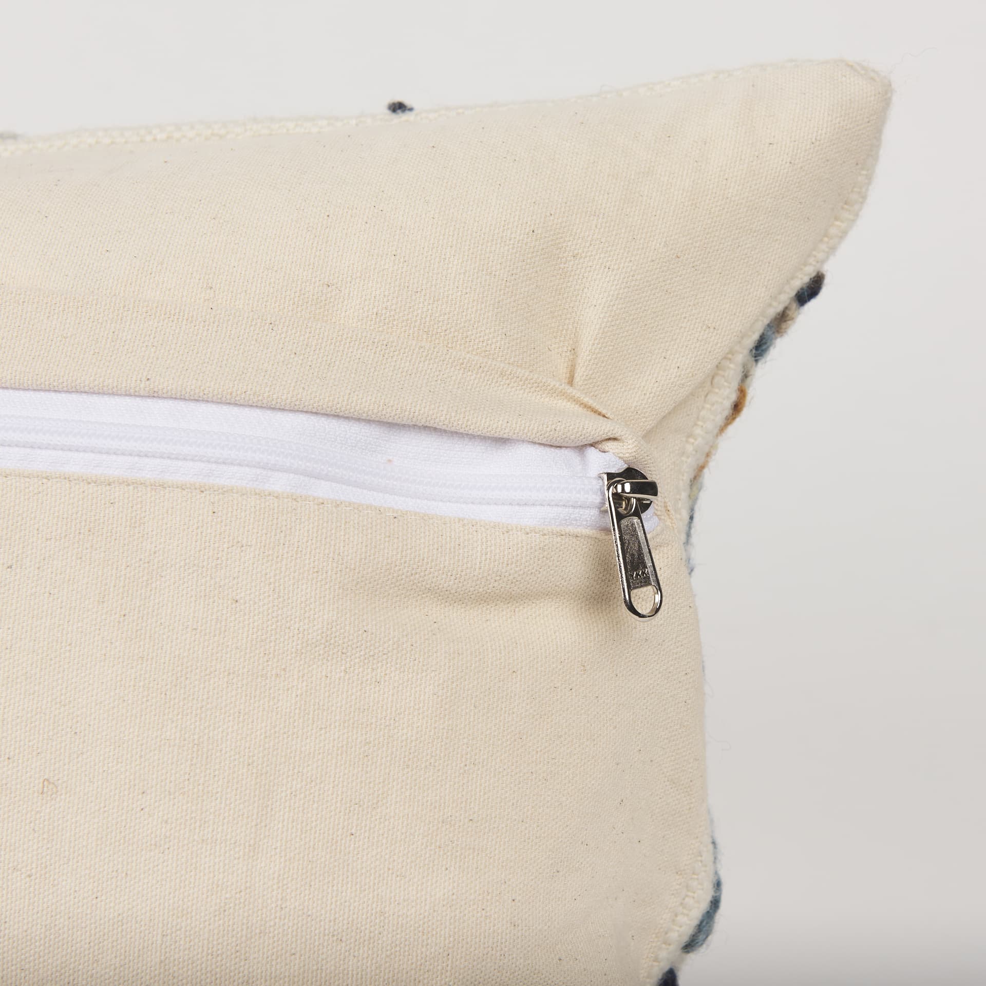 Kitt 14x26 Cream Multi Colored Patterned Lumbar Pillow Cover — product photograph