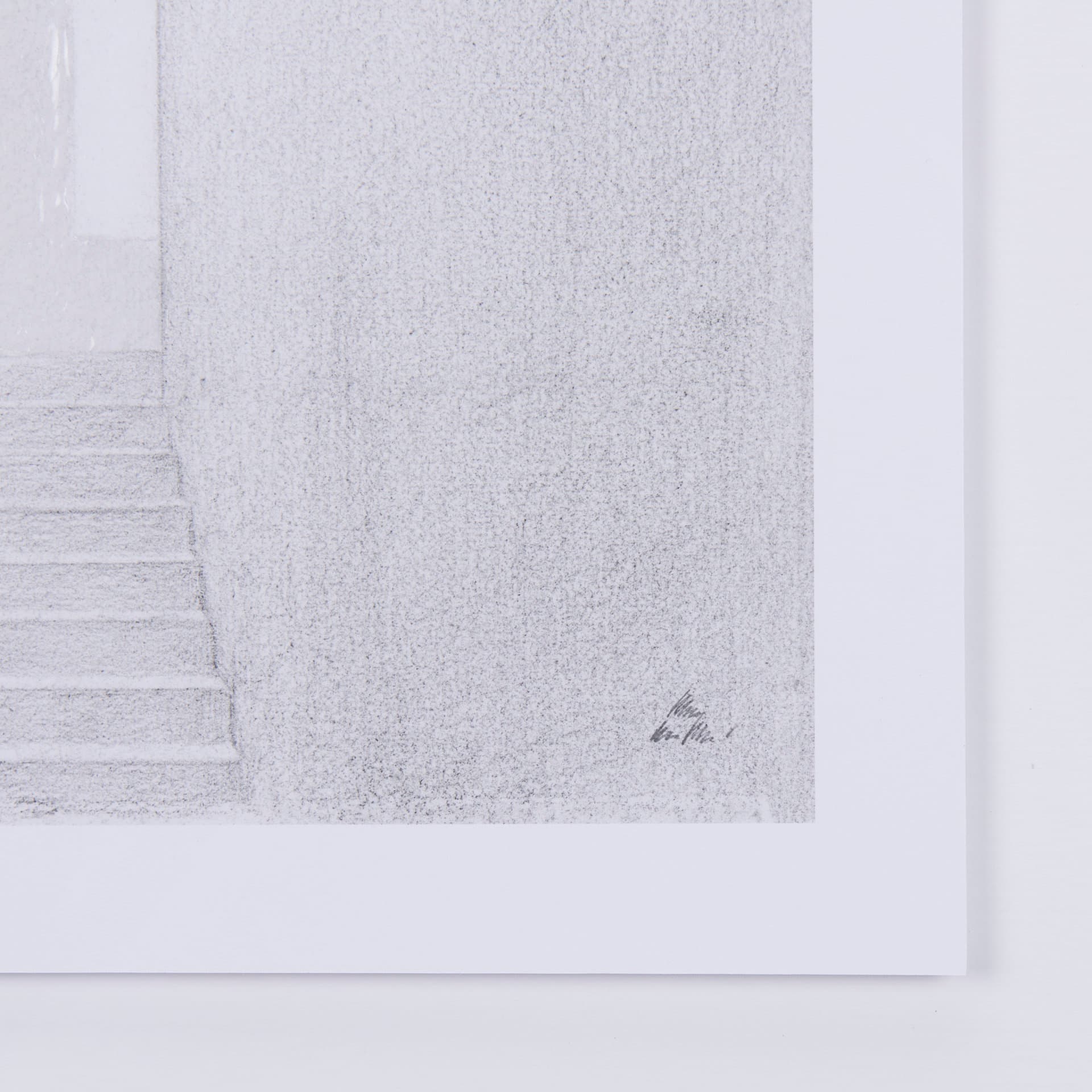 Corridor I by Mercana Studio a Hand Embellished Textured Framed Art Print Matted under Glass — product photograph