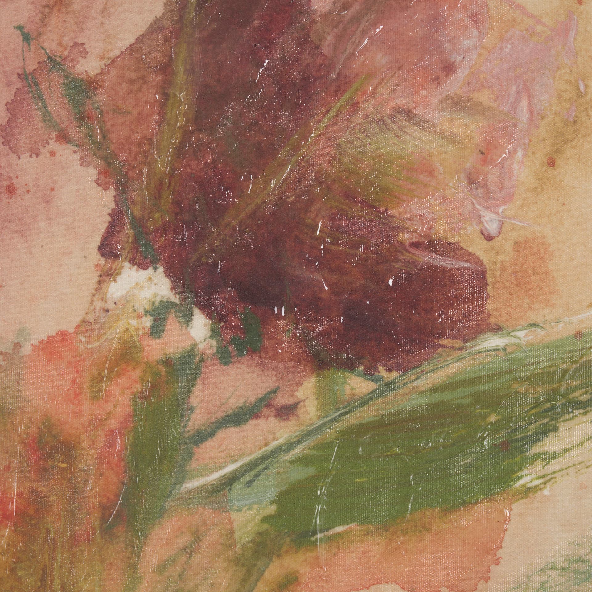 Springs Ritual by Mercana Studio a Hand Embellished Textured Framed Canvas — product photograph