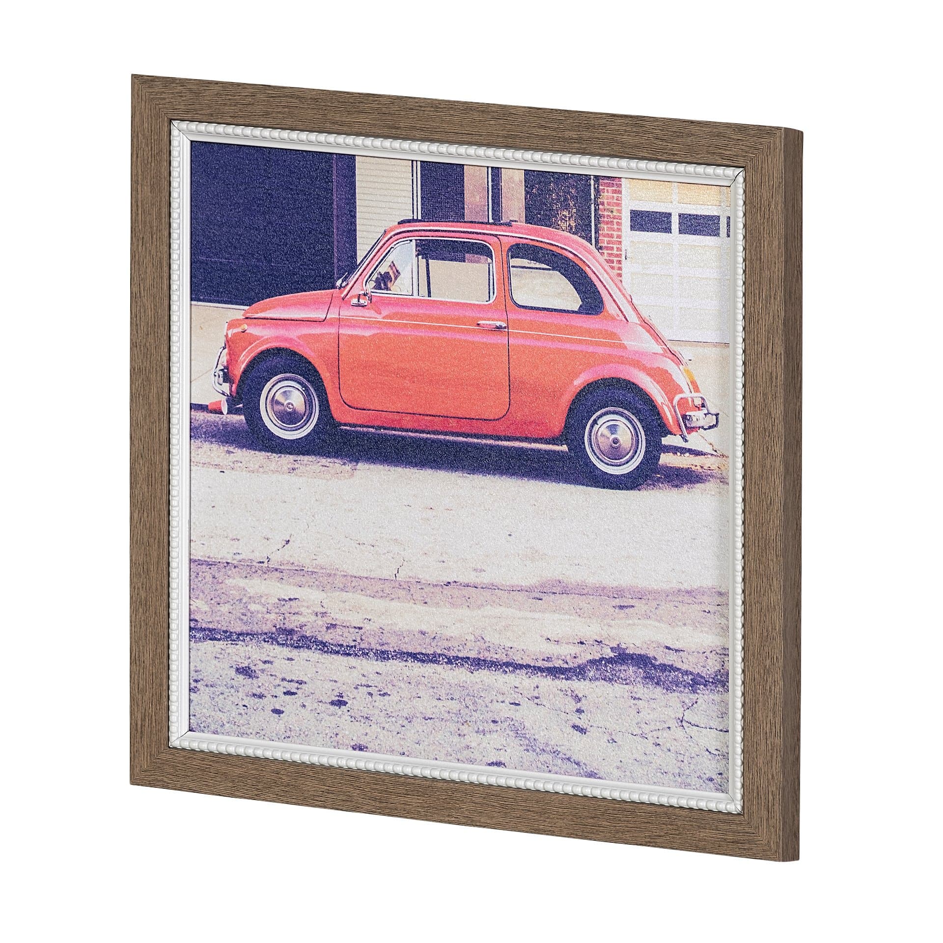 Vintage Ride V by Thomas Brown a Hand Embellished Textured Framed Photo Art Print — product photograph