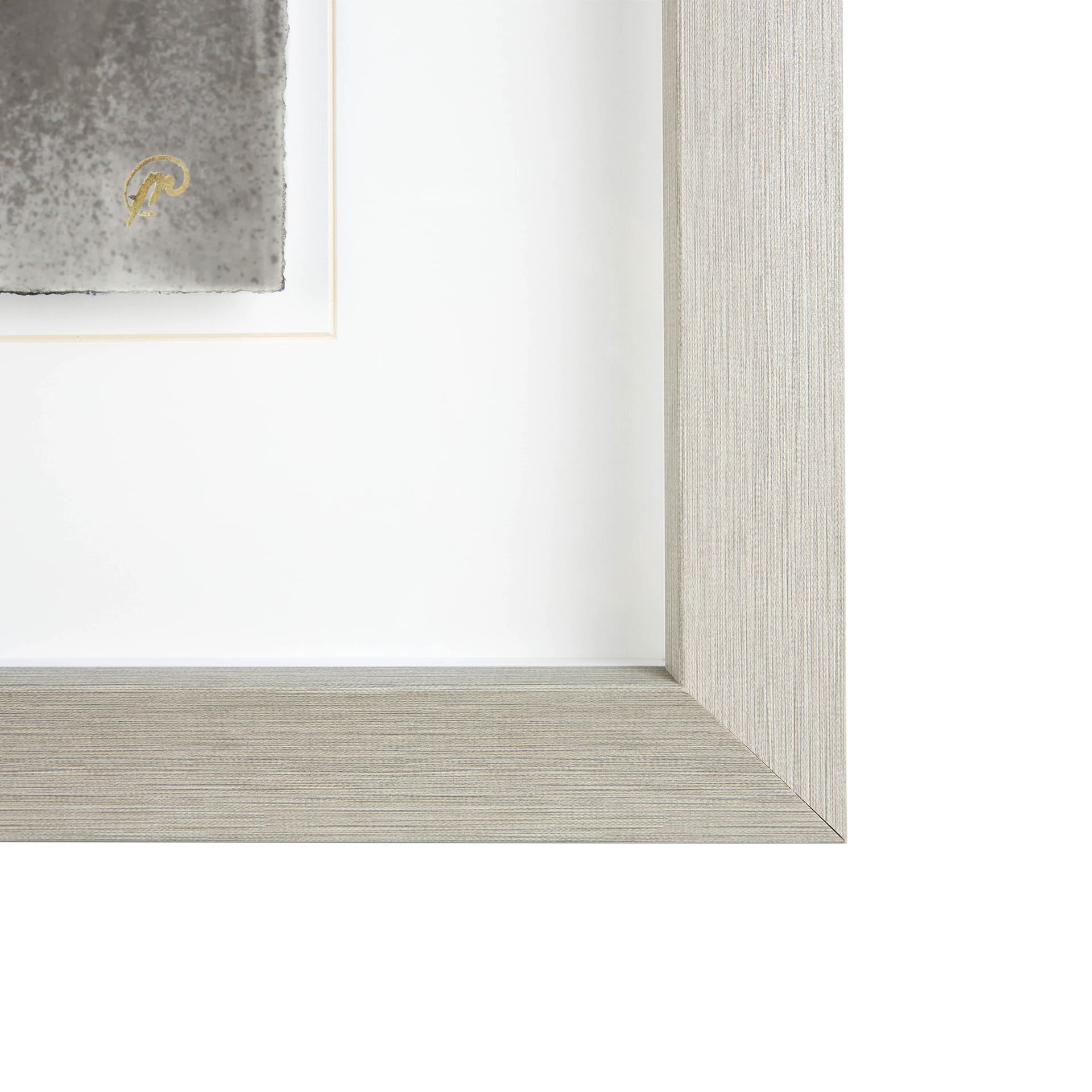 India Pattern I by Studio M a handmade Original Framed Artwork under Glass — product photograph