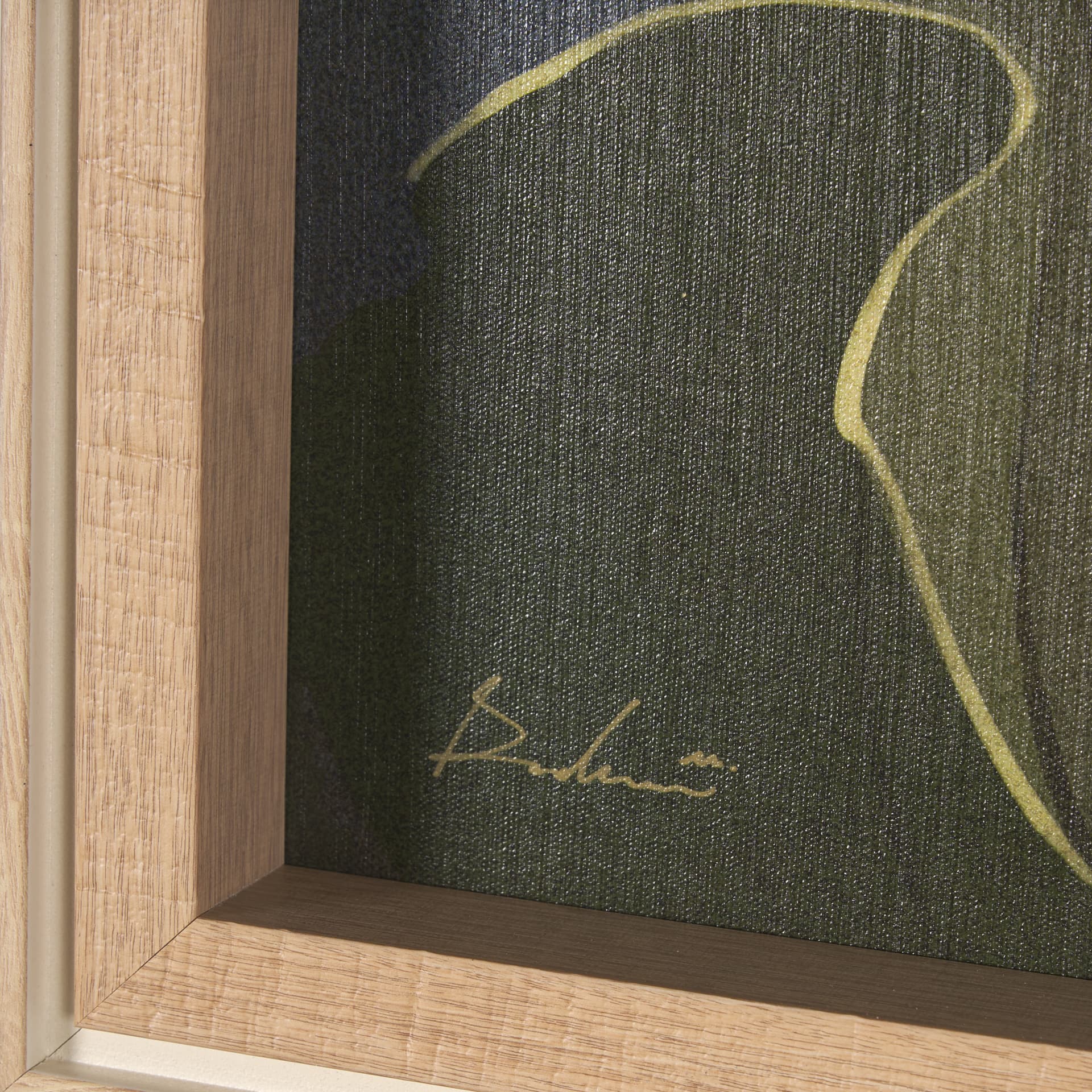 Flower Portrait VIII (CALLA LILY) by Mercana Studio a Hand Embellished Textured Framed Art Print — product photograph