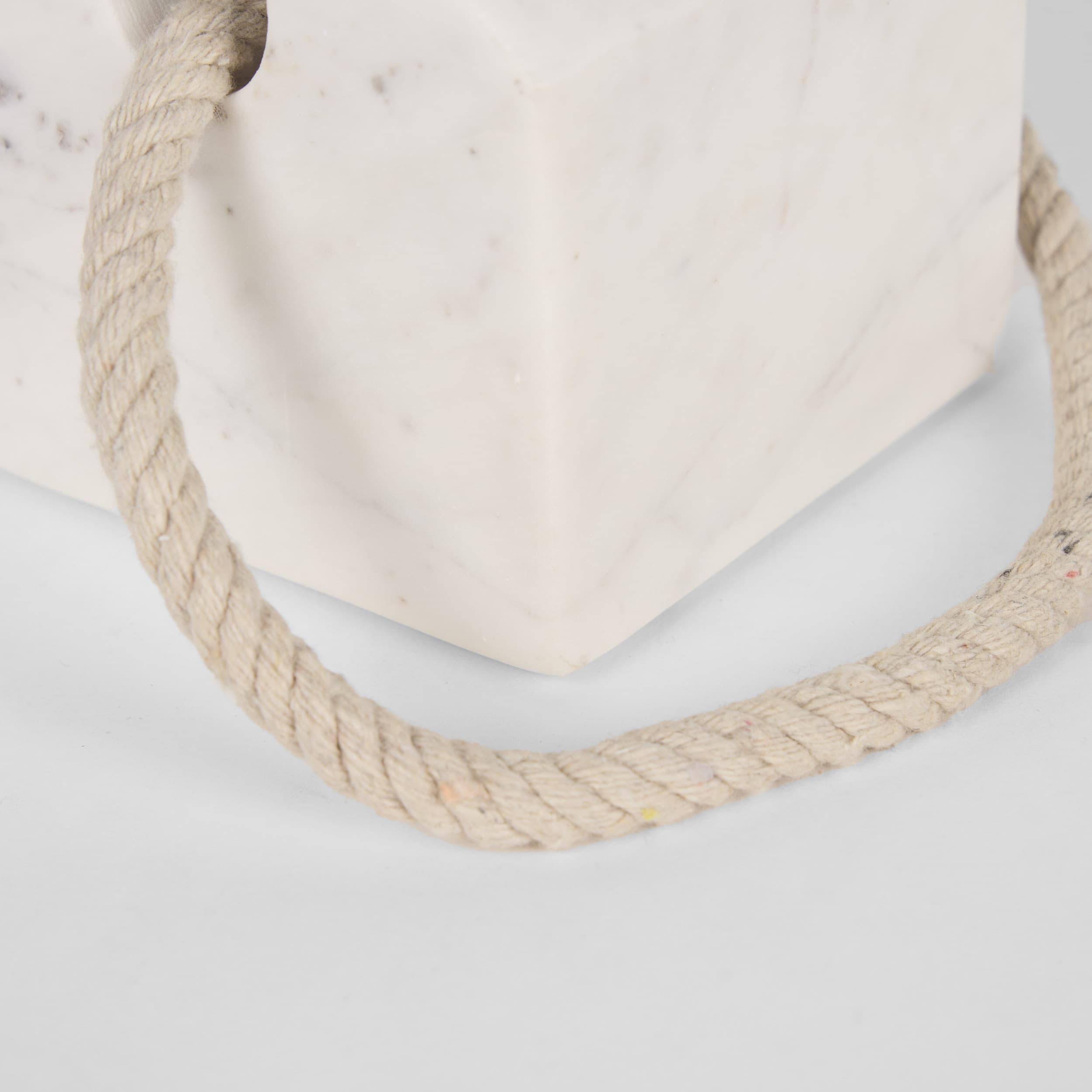Raena White Marble House Door Stopper — product photograph