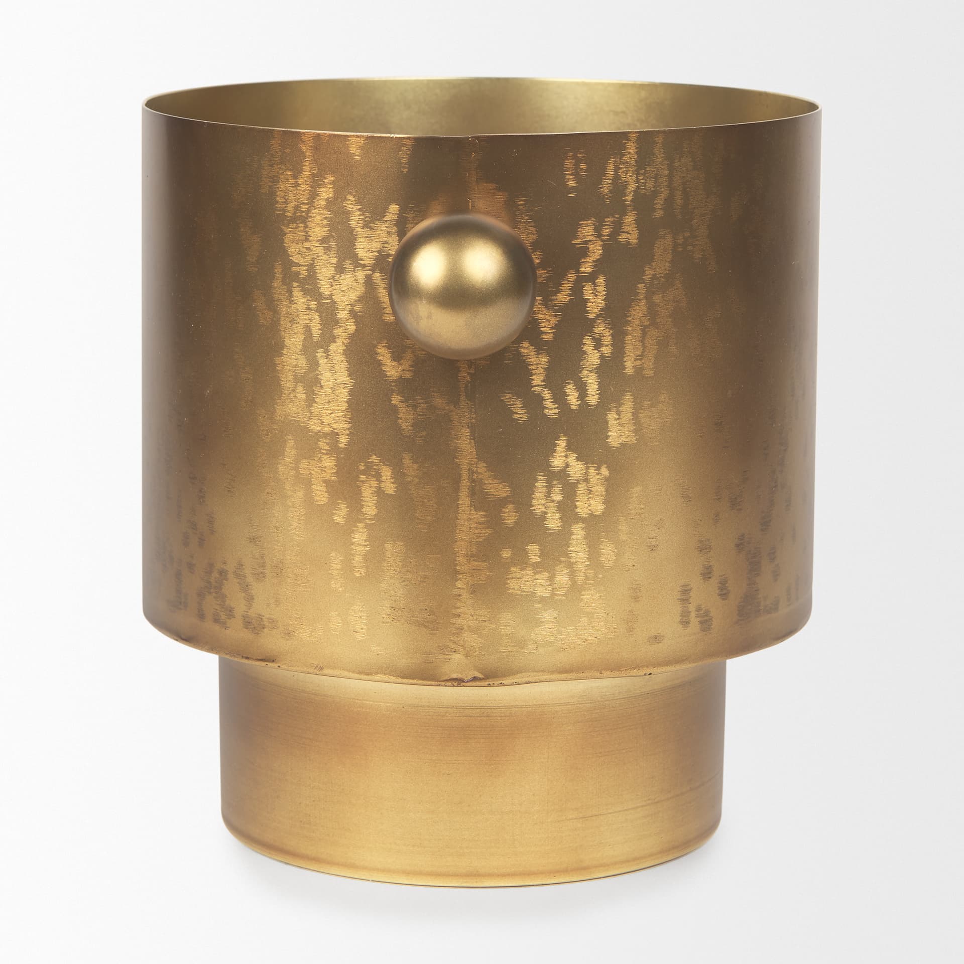 Juno 8.5H Large Gold Iron Vase — product photograph