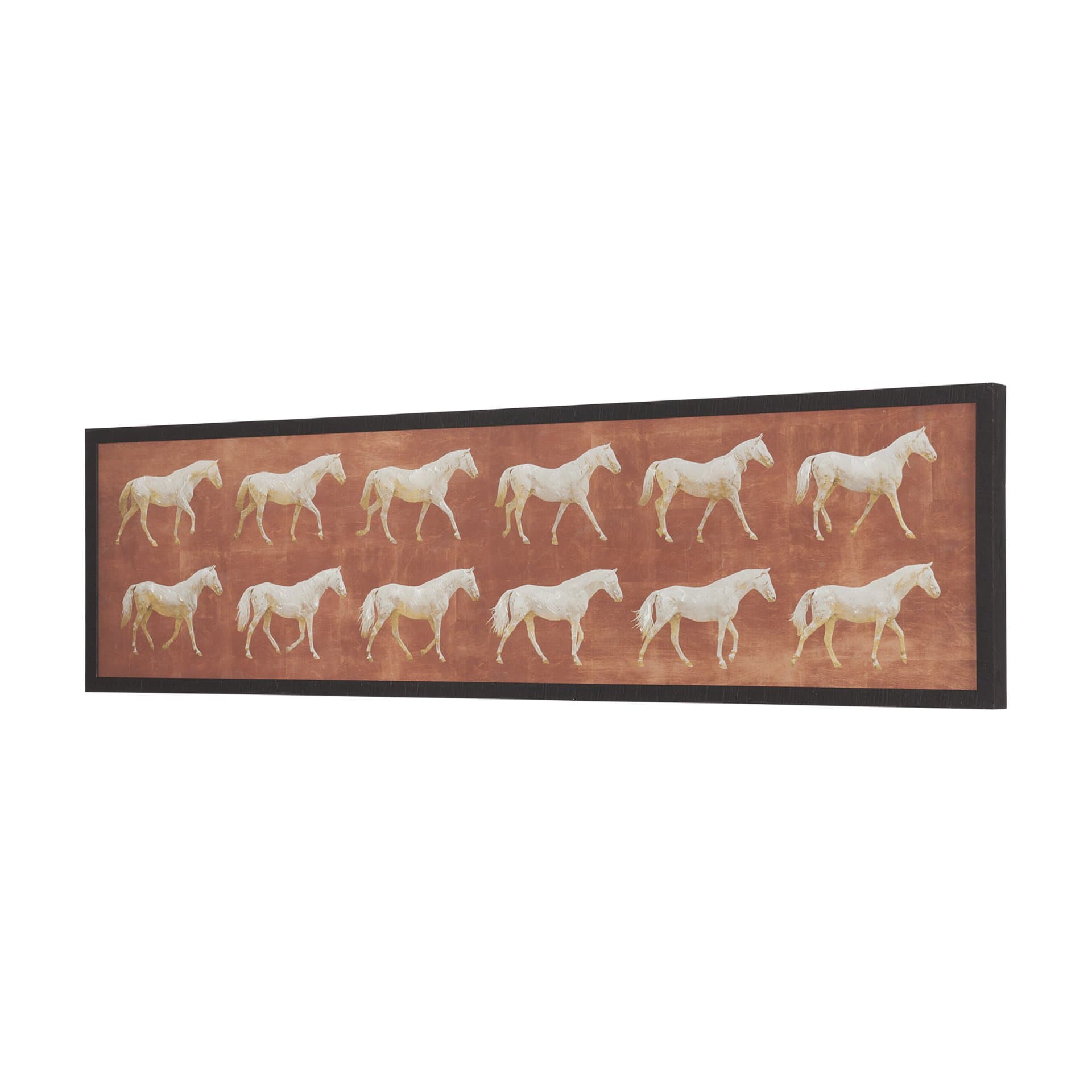 Even Cadence by Eadweard Muybridge Hand-Embellished Textured Framed Canvas Artwork — product photograph