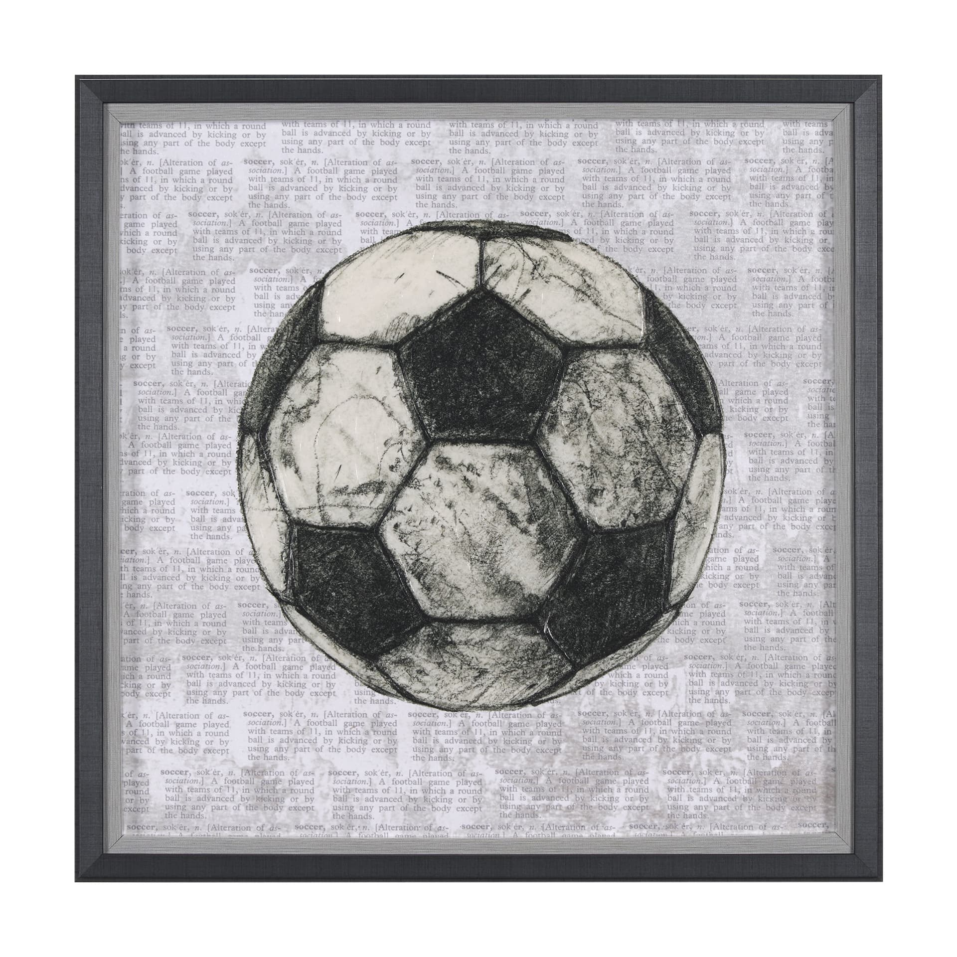 Definition of Sport II by Mercana Studio a Hand Embellished Textured Framed Art Print — product photograph