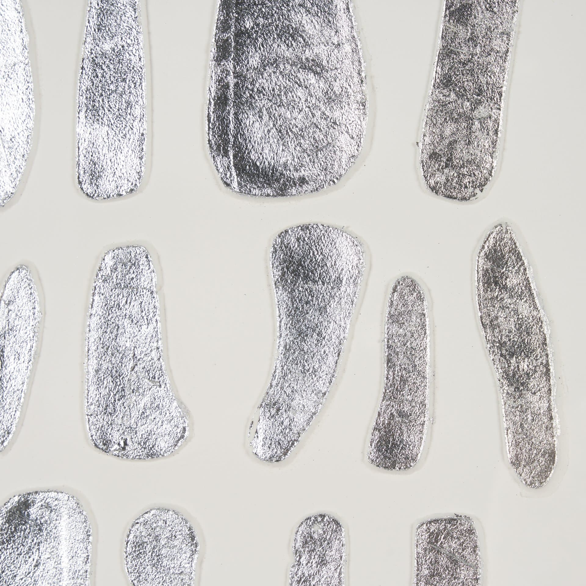 Silver Pebbles by Studio M a handmade Original Framed Artwork under Glass — product photograph